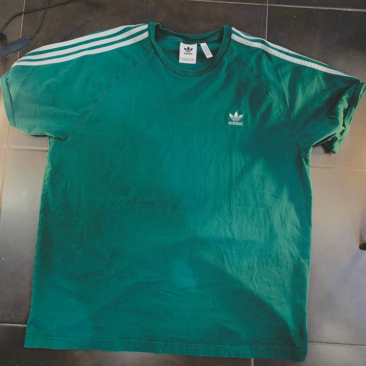 Camiseta Adidas Originals "3-Stripes" Trébol Verde