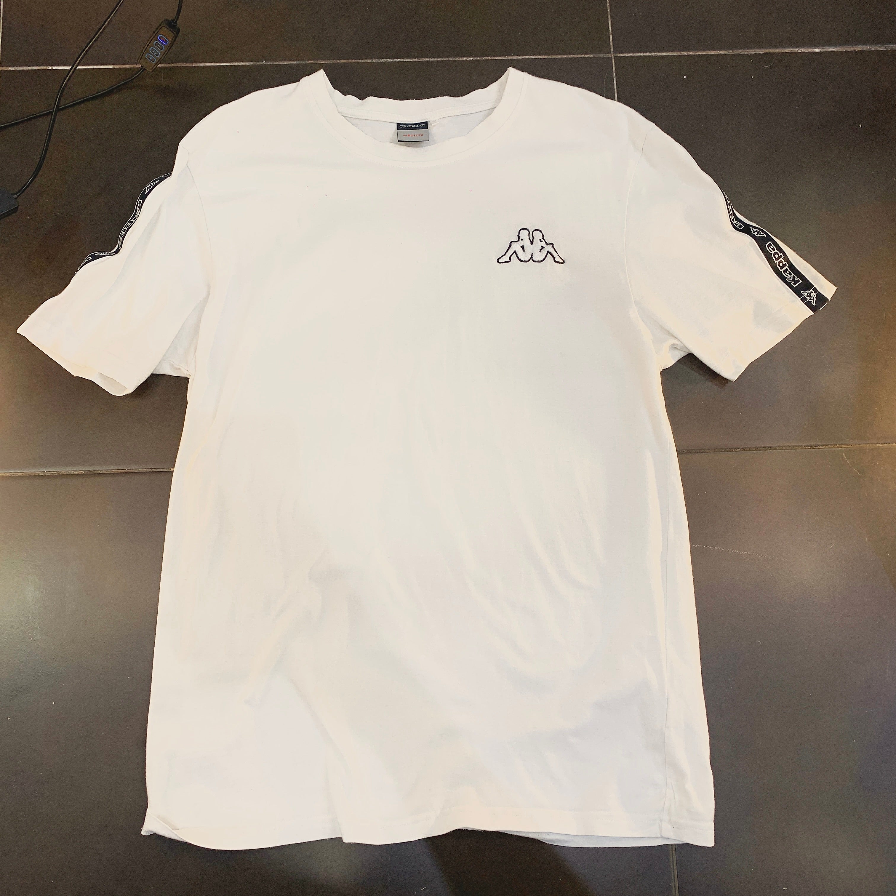 Camiseta Kappa 222 Banda blanca - frontal