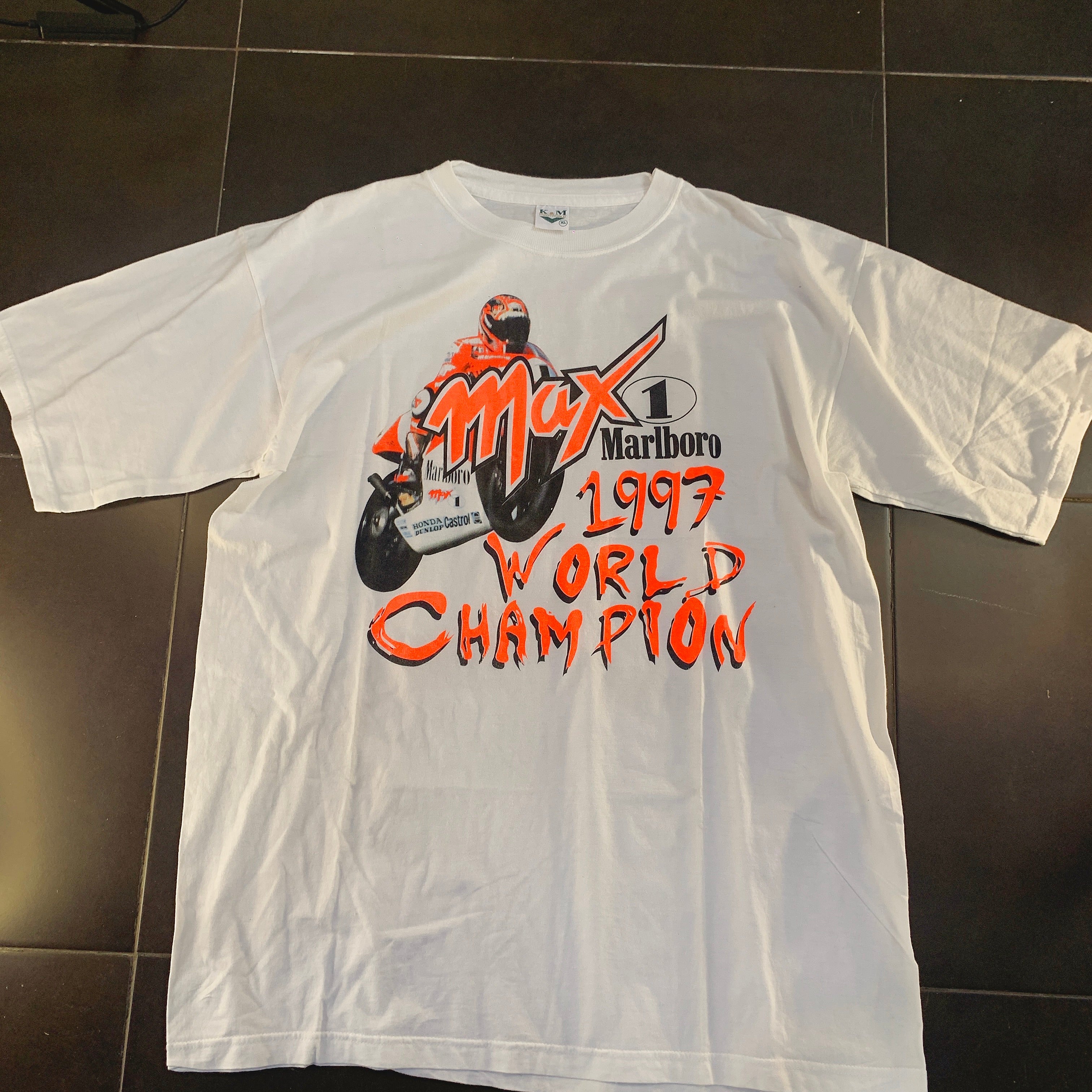 Camiseta Max Biaggi 1997 World Champion - frontal