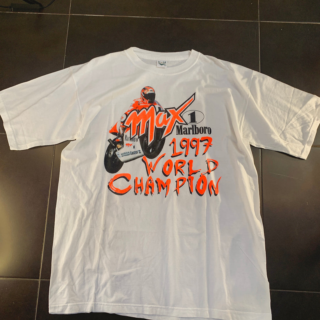 Camiseta Max Biaggi 1997 World Champion - frontal