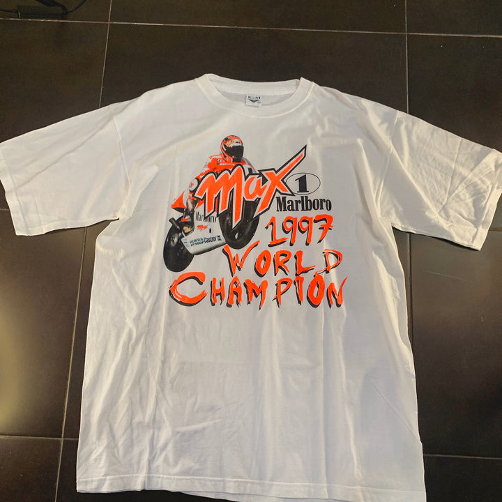 Camiseta Max Biaggi 1997 World Champion - frontal