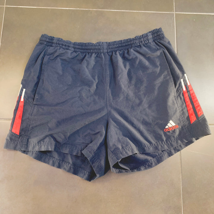 Pantalón Corto Adidas Vintage Nylon Azul Marino