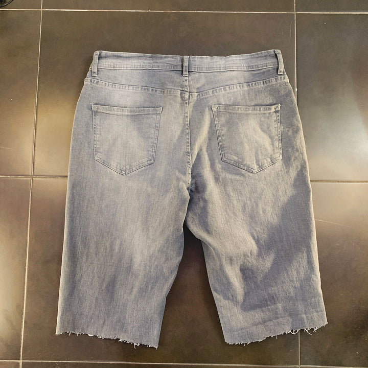 Pantalón Corto Vaquero Gris Bermuda