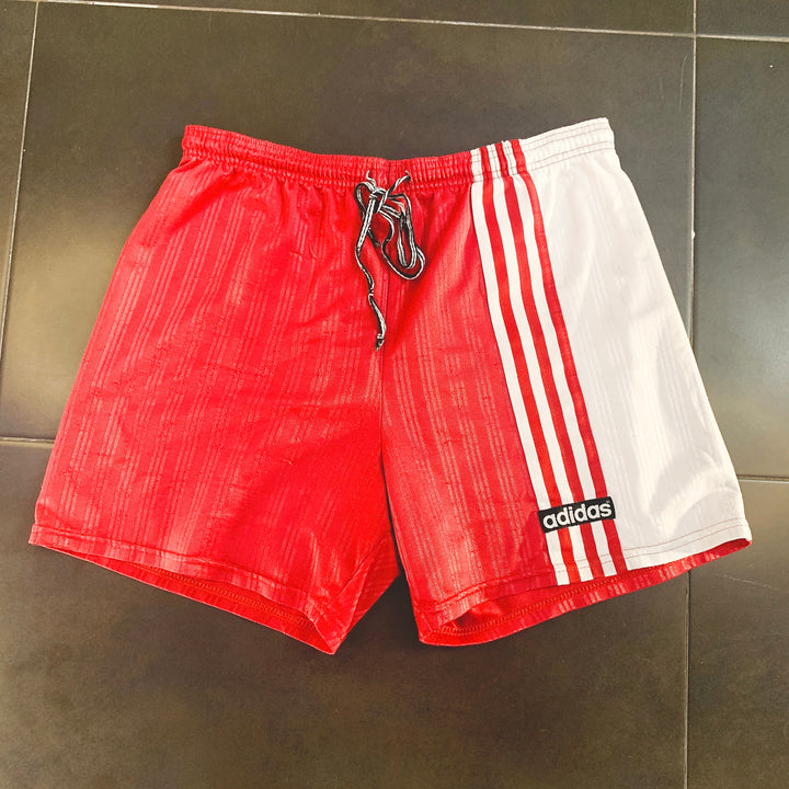 Pantalón Corto Adidas Vintage Rojo 3 Rayas