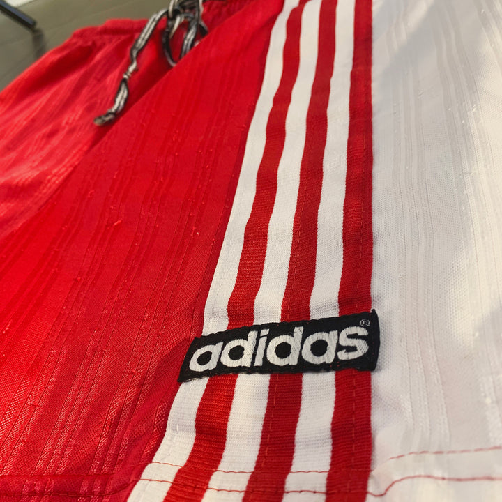 Pantalón Corto Adidas Vintage Rojo 3 Rayas