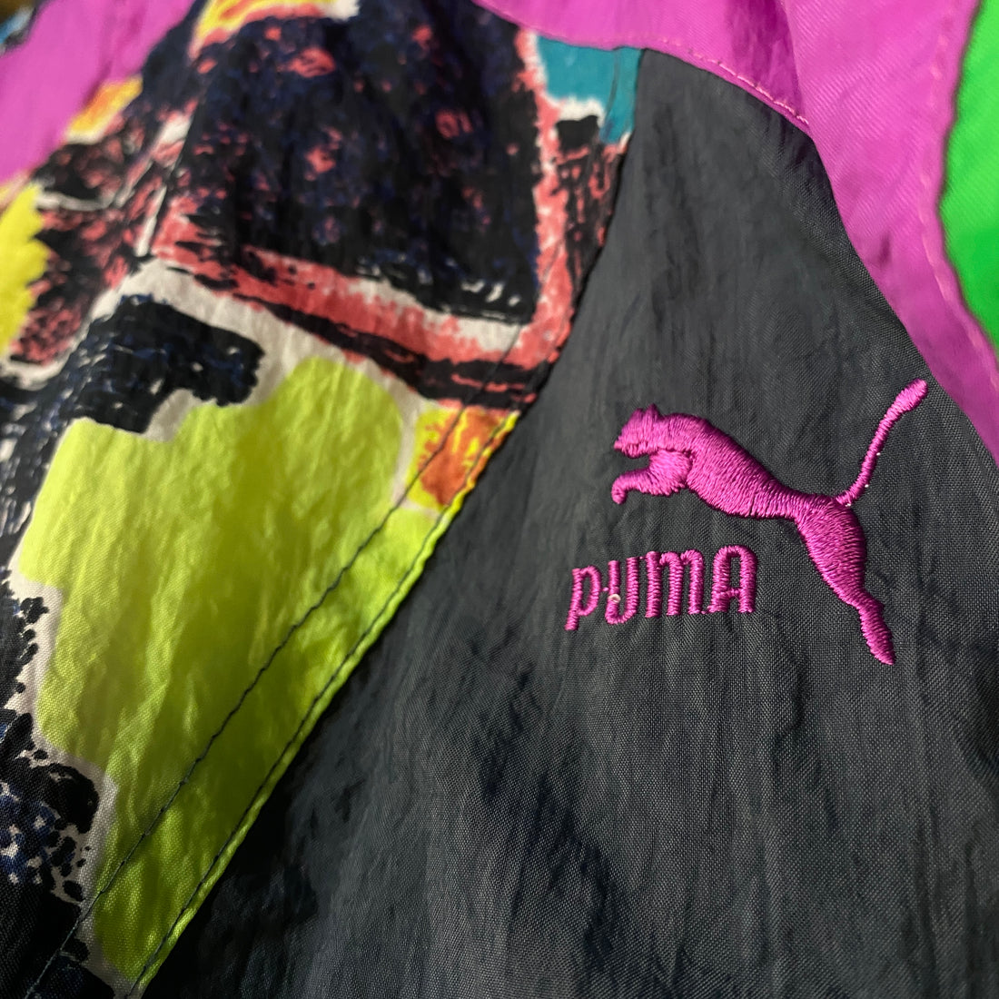 CHAQUETA PUMA MULTICOLOR 90s PSICODÉLICA