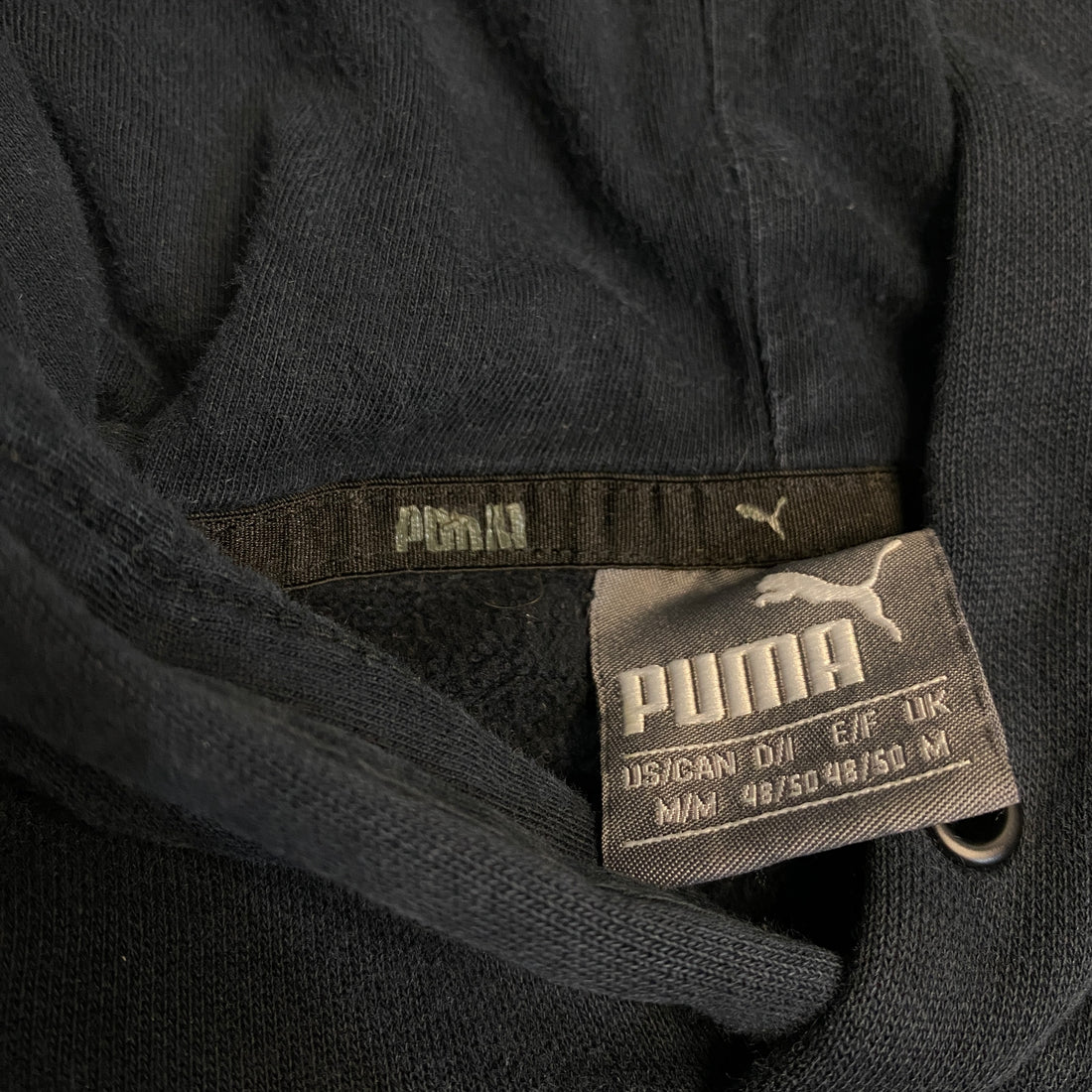 SUDADERA CON CAPUCHA PUMA NEGRO