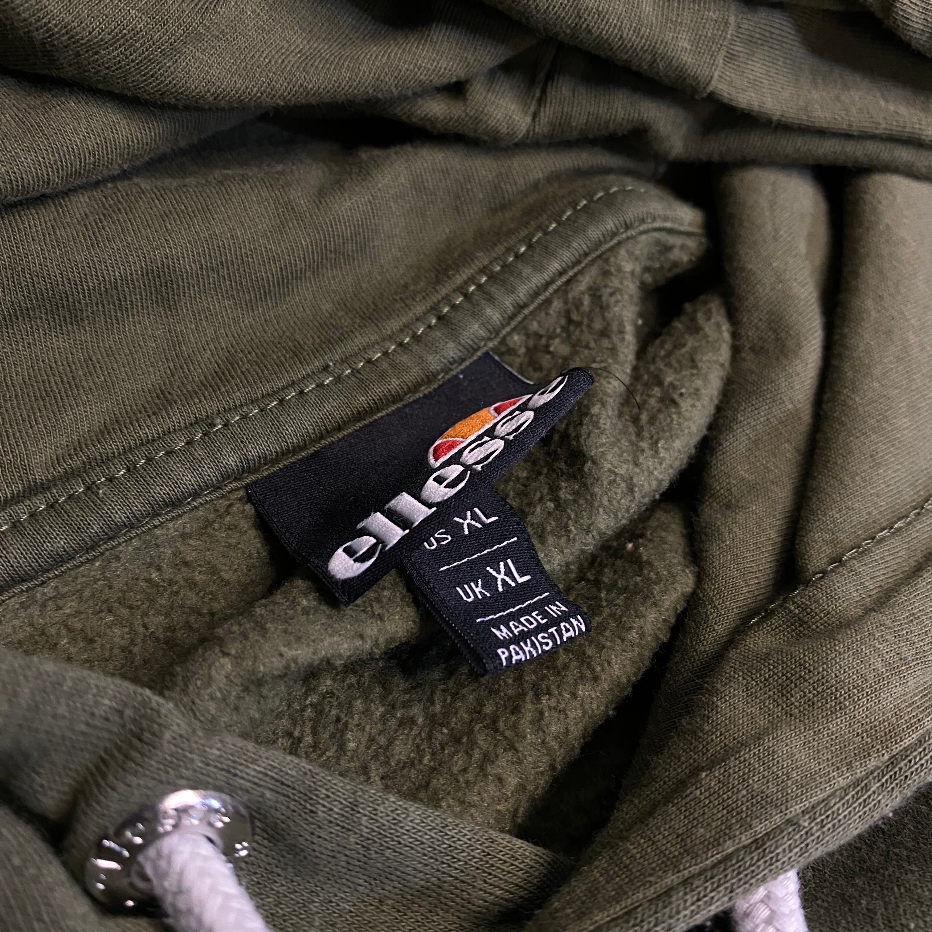 SUDADERA CON CAPUCHA ELLESSE VERDE OSCURO