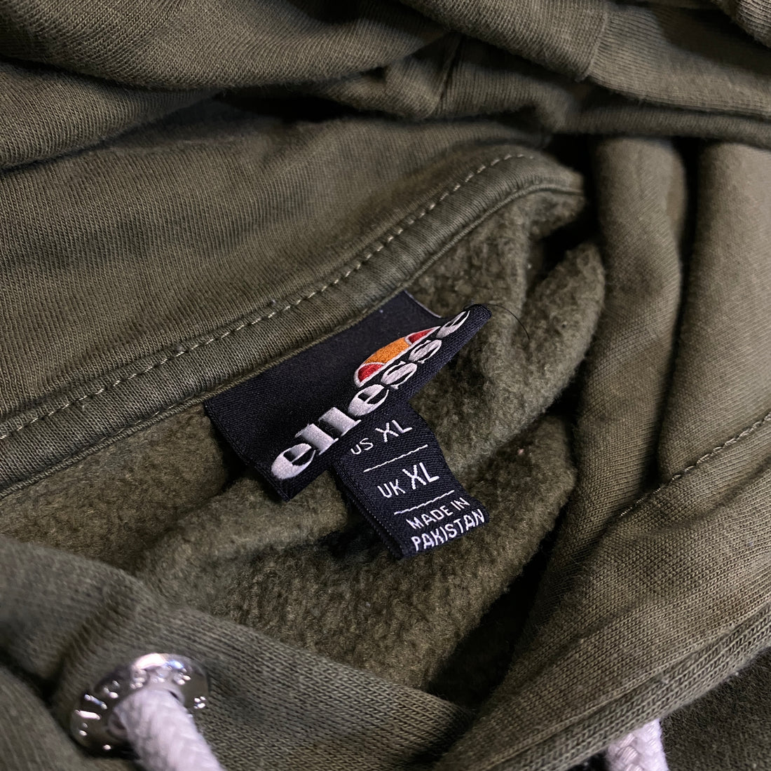 SUDADERA CON CAPUCHA ELLESSE VERDE OSCURO