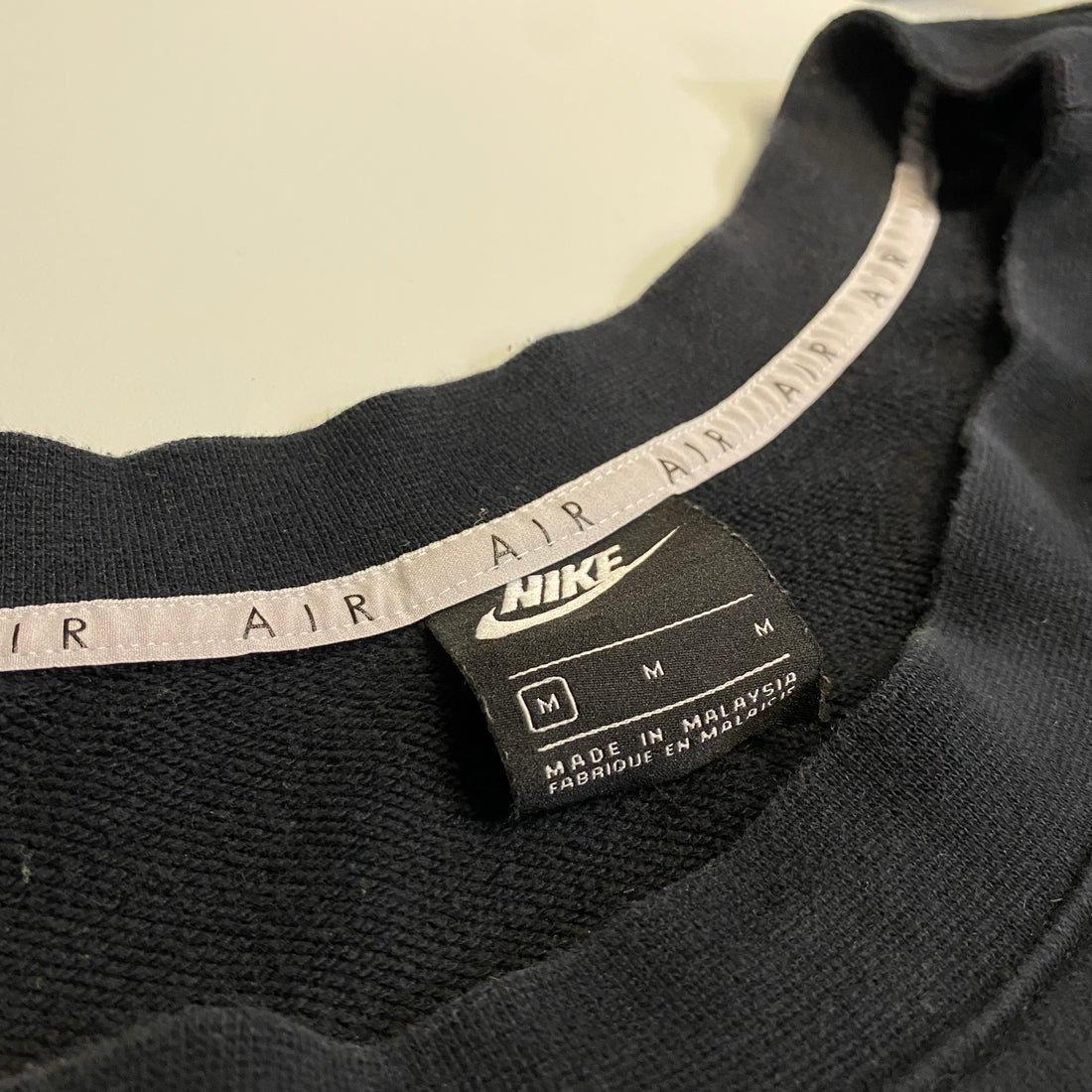 SUDADERA NIKE NEGRO "AIR" OVERSIZE