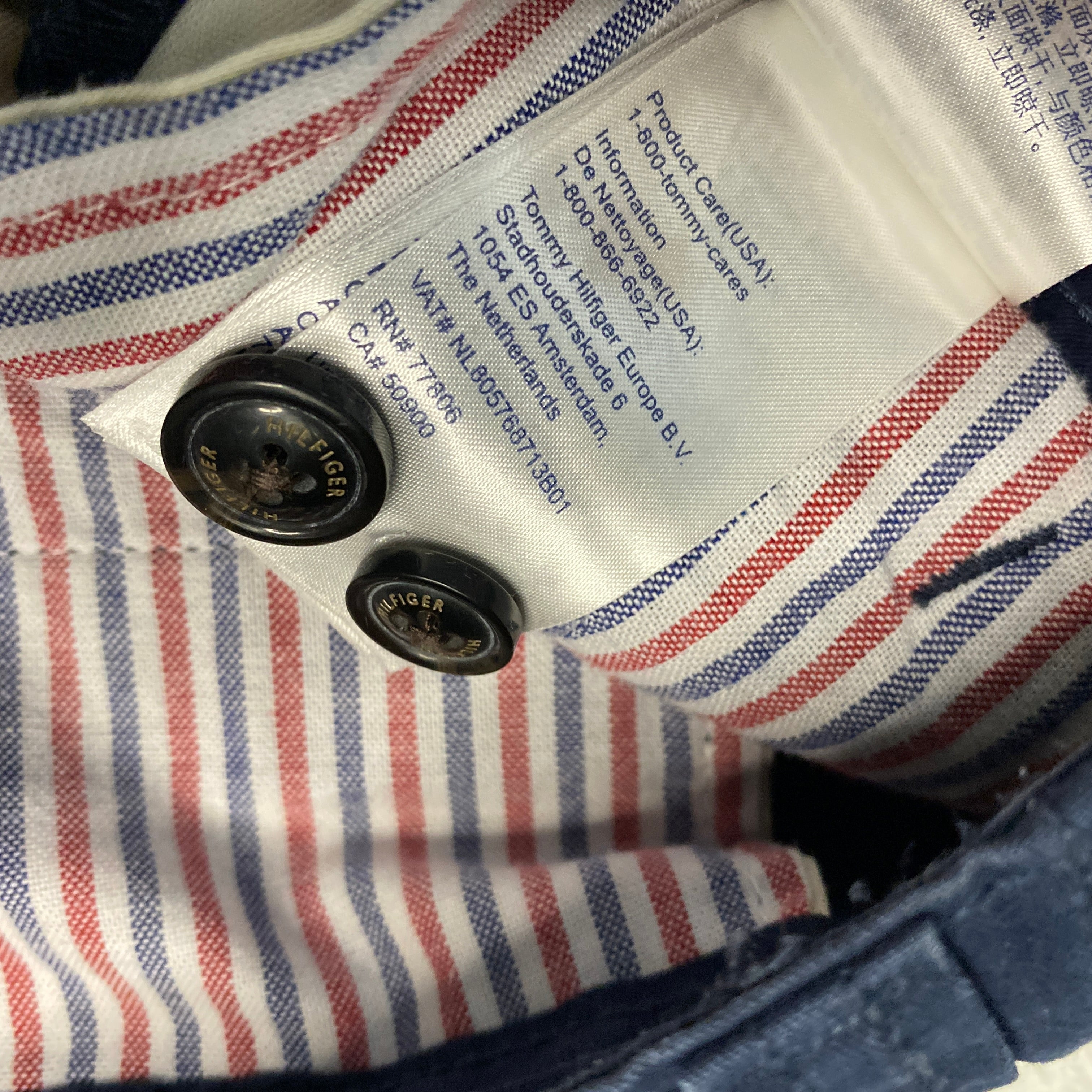 VAQUERO CORTO TOMMY HILFIGER AZUL MARINO