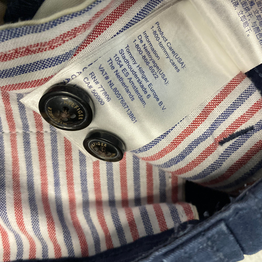 VAQUERO CORTO TOMMY HILFIGER AZUL MARINO