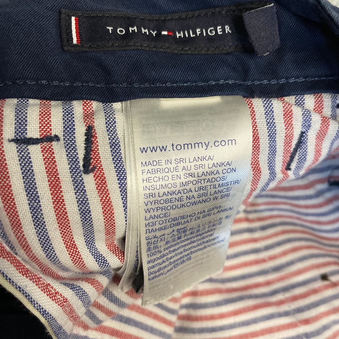 VAQUERO CORTO TOMMY HILFIGER AZUL MARINO
