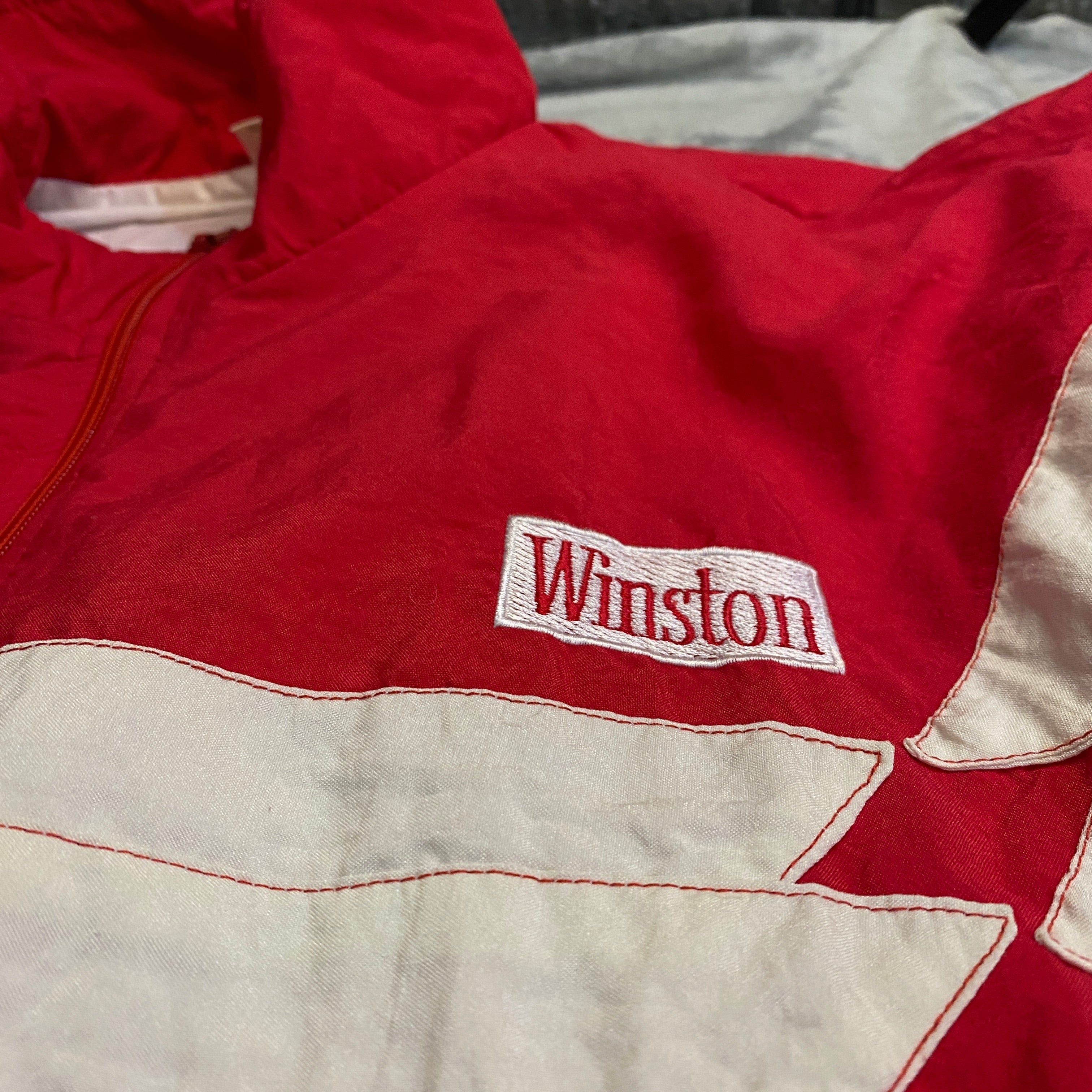SUDADERA DEPORTIVA WINSTON ROJO CON BLANCO