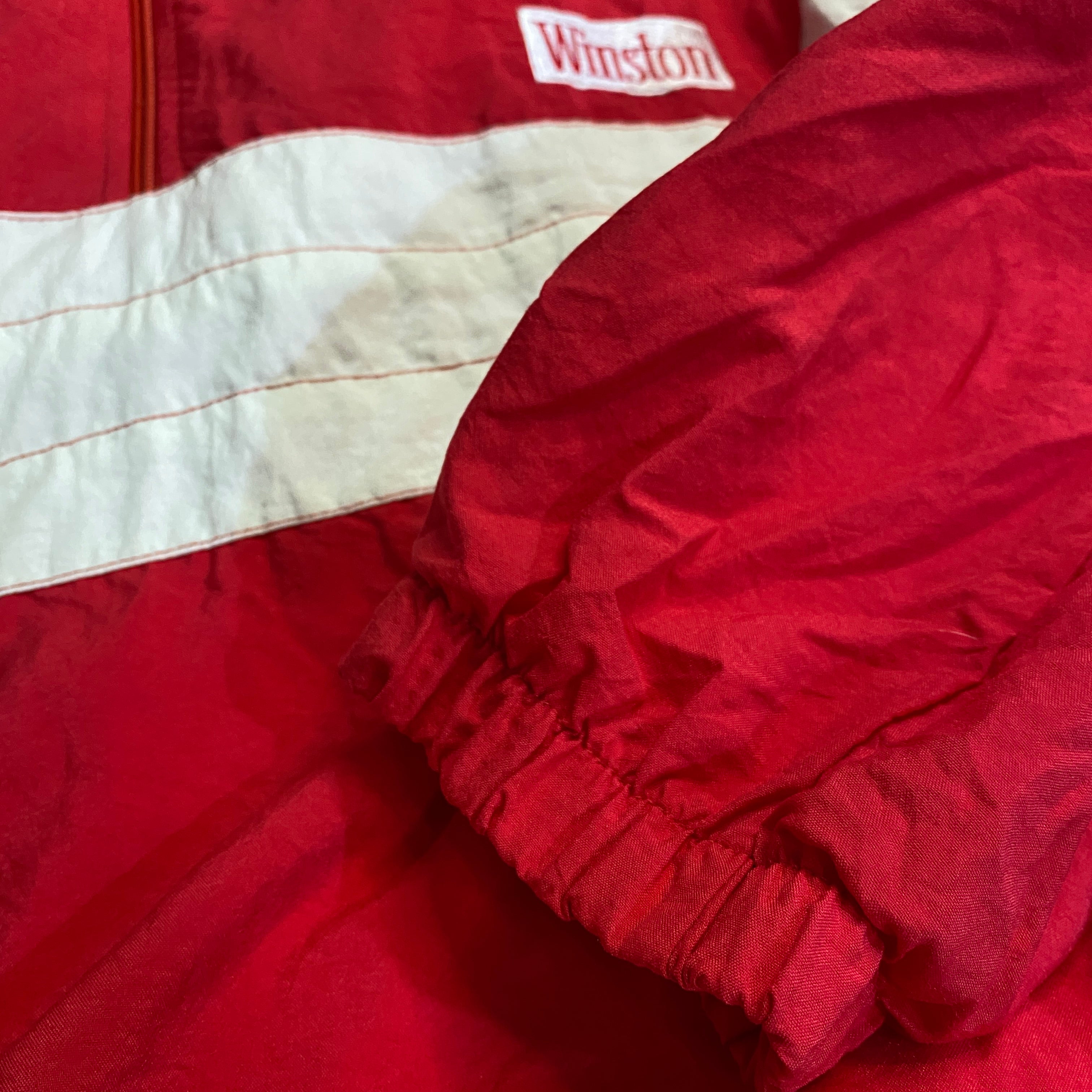 SUDADERA DEPORTIVA WINSTON ROJO CON BLANCO