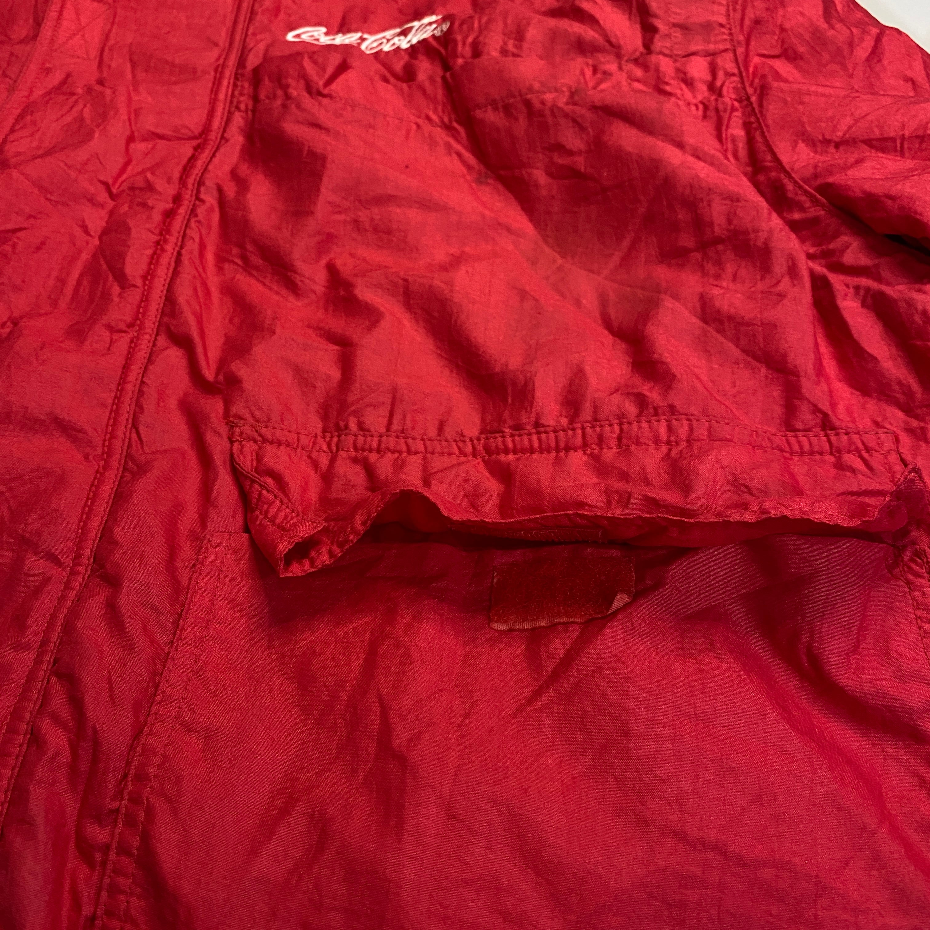 CHAQUETA COCA-COLA ROJO CON VERDE