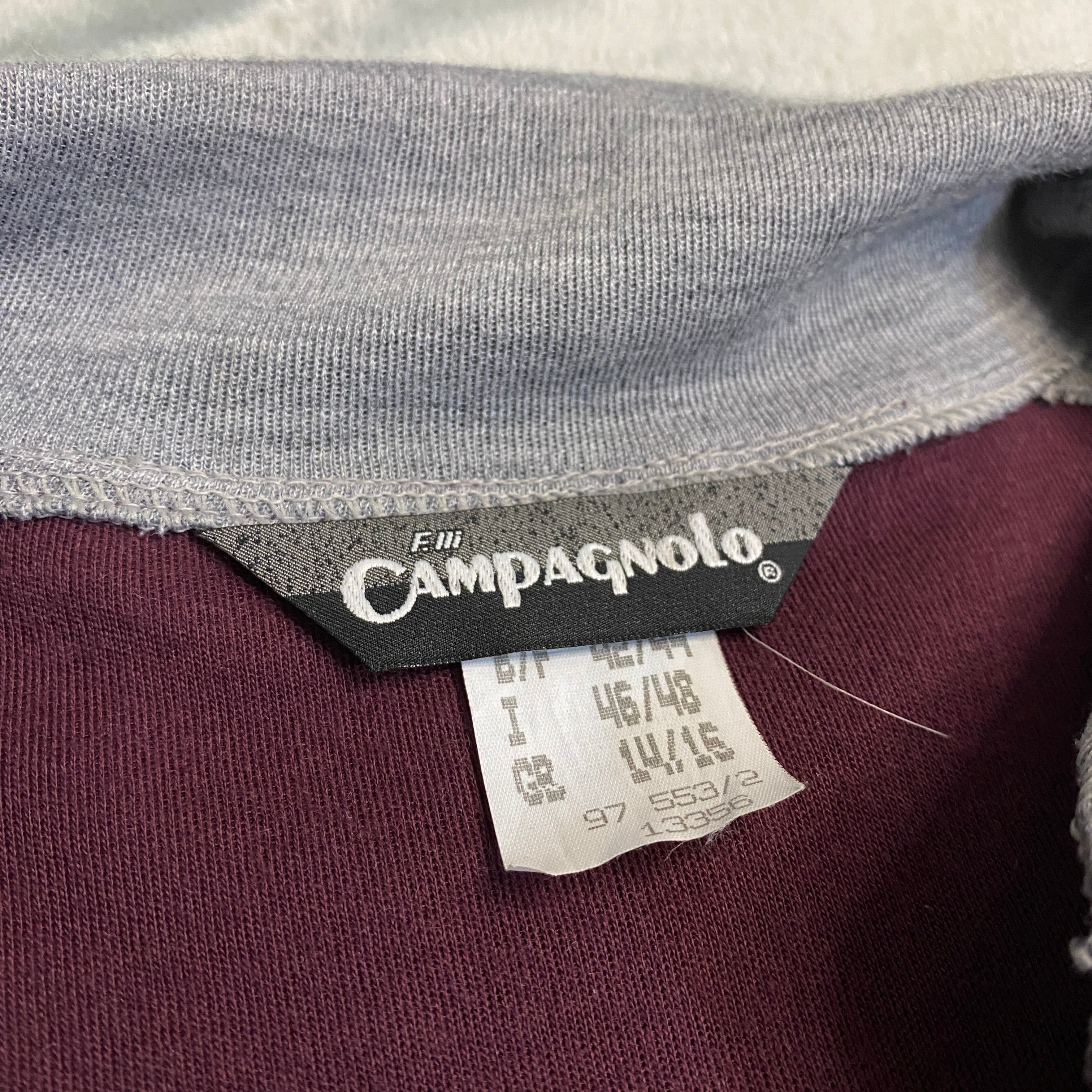 CHAQUETA CAMPAGNOLO VINO Y GRIS