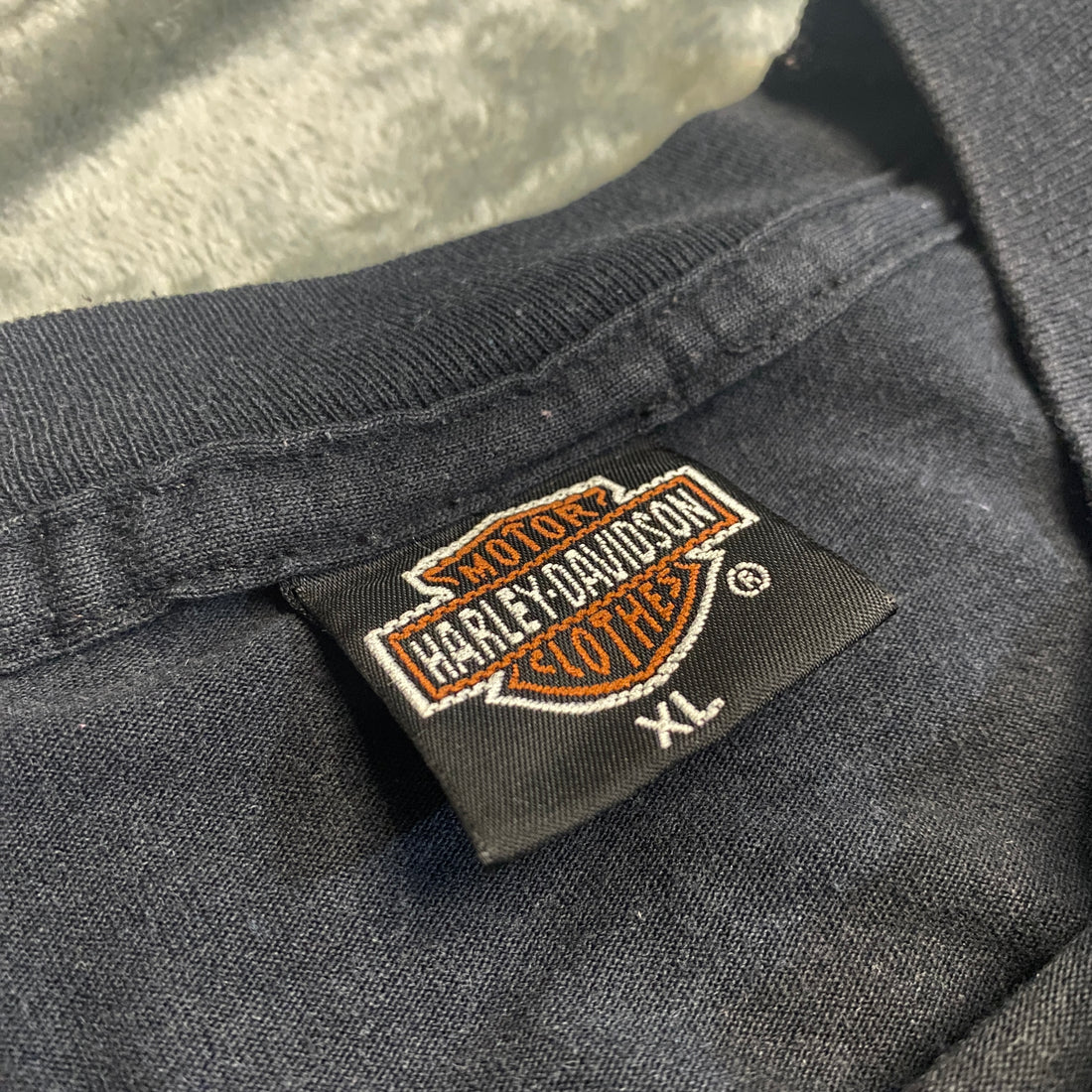 CAMISETA HARLEY-DAVIDSON "SURVIVORS" WOLF & MOTORCYCLE 1991