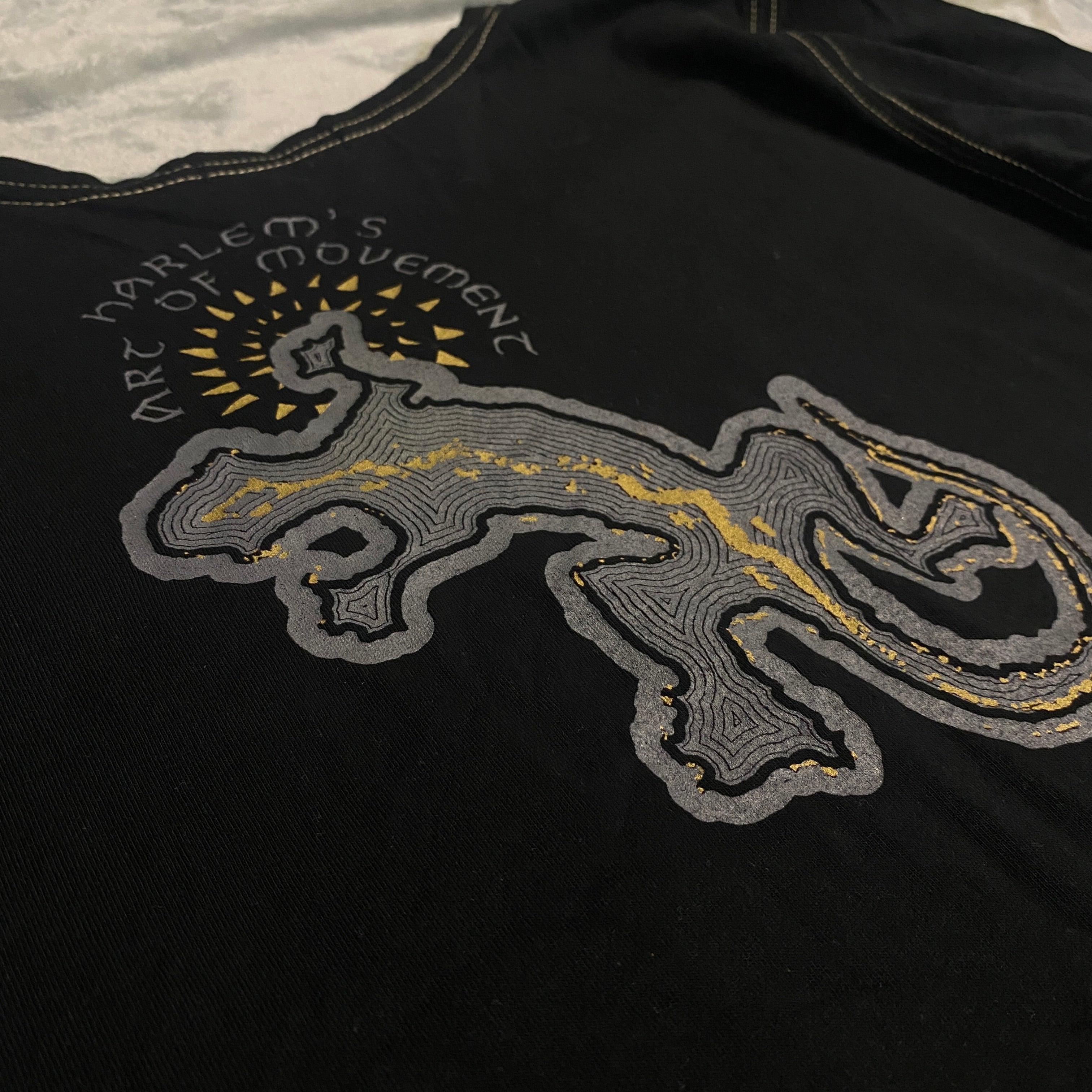 CAMISETA HARLEM'S "TROPICAL" LIZARD ART OF MOVEMENT NEGRO