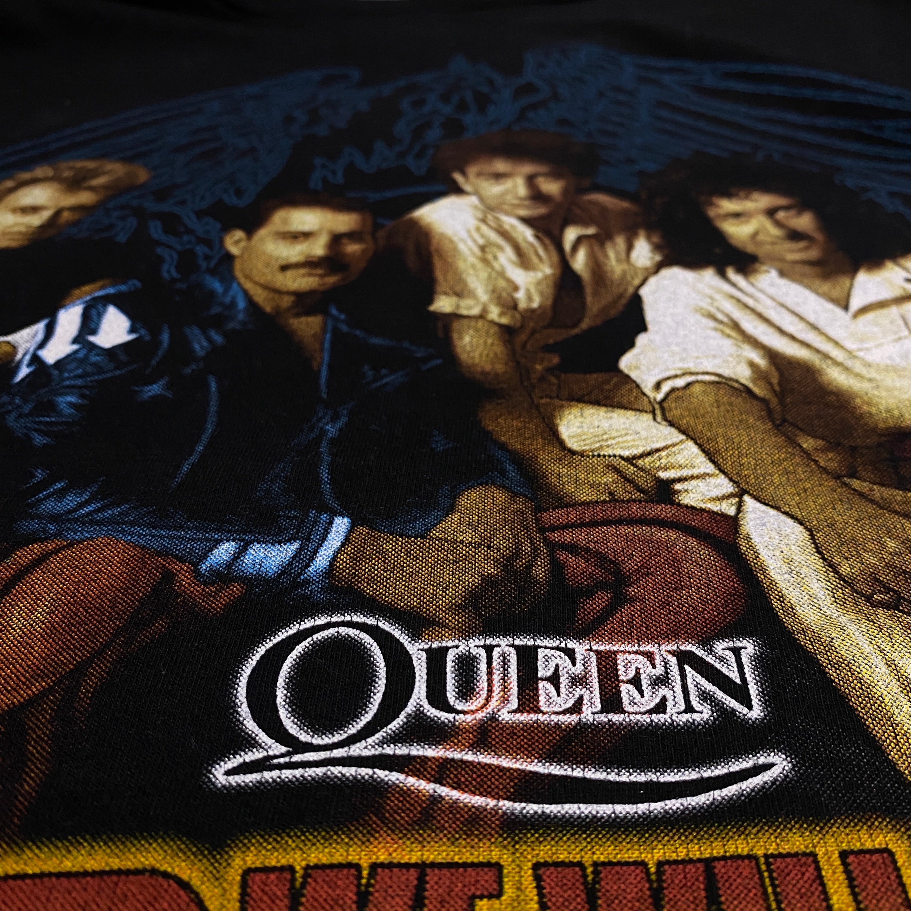 CAMISETA HEAVY METAL "QUEEN WE WILL ROCK YOU" NEGRO XL