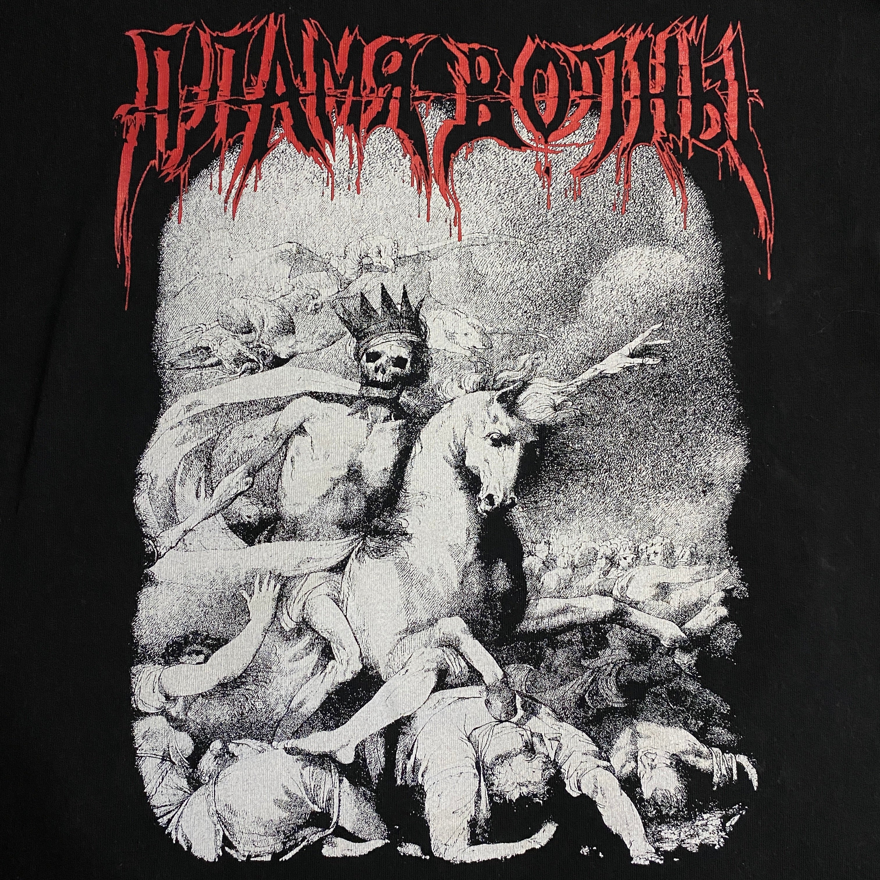 CAMISETA HERON PRESTON "DIAMOND PONY" NEGRO L