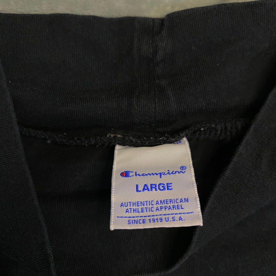 SUDADERA CHAMPION NEGRO TALLA L