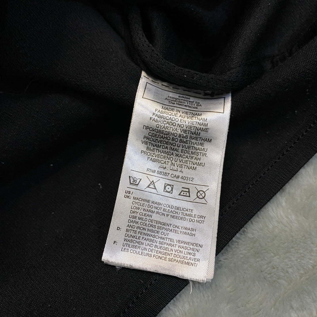 CHAQUETA ADIDAS NEGRO/GRIS OSCURO TALLA S