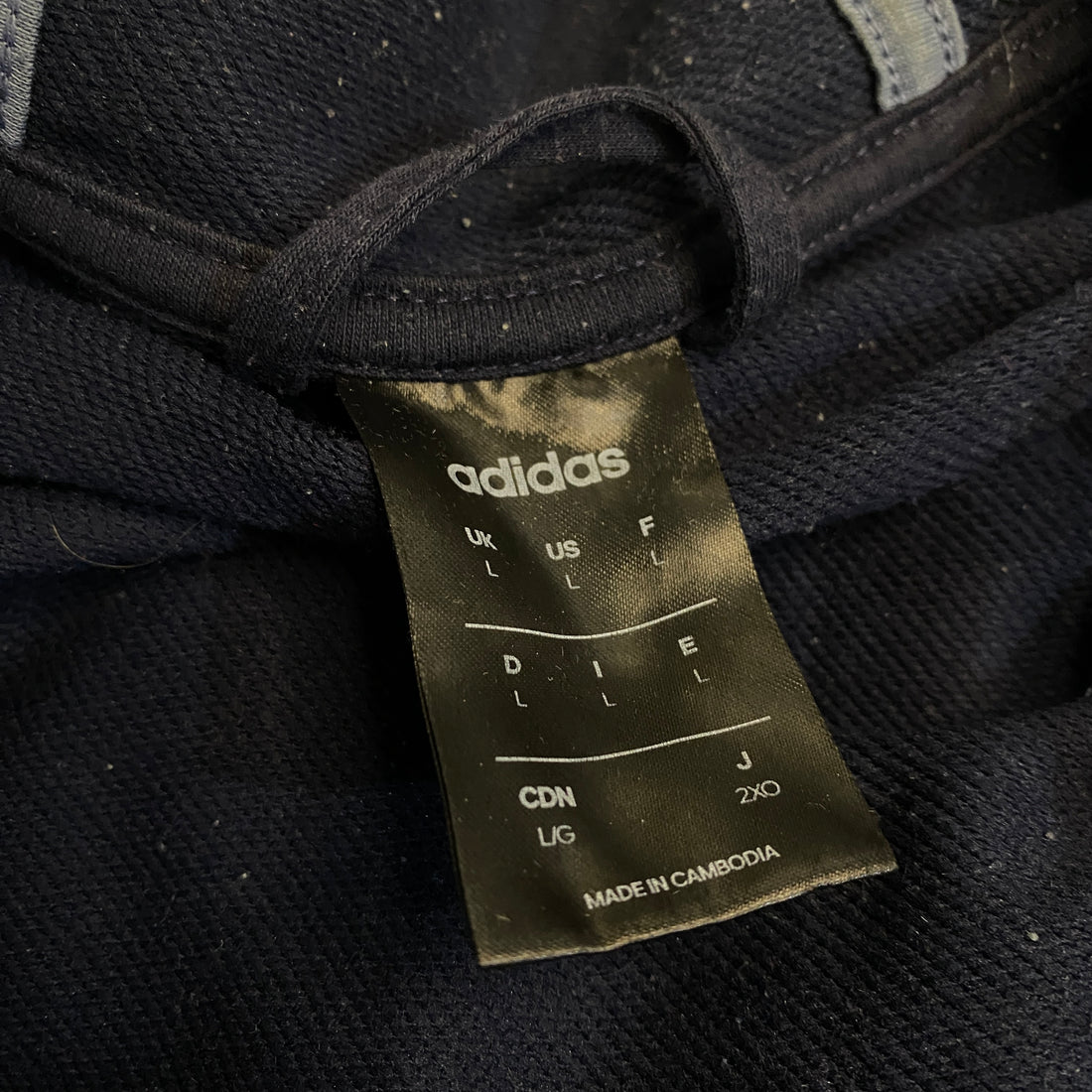 CHAQUETA ADIDAS AZUL MARINO L