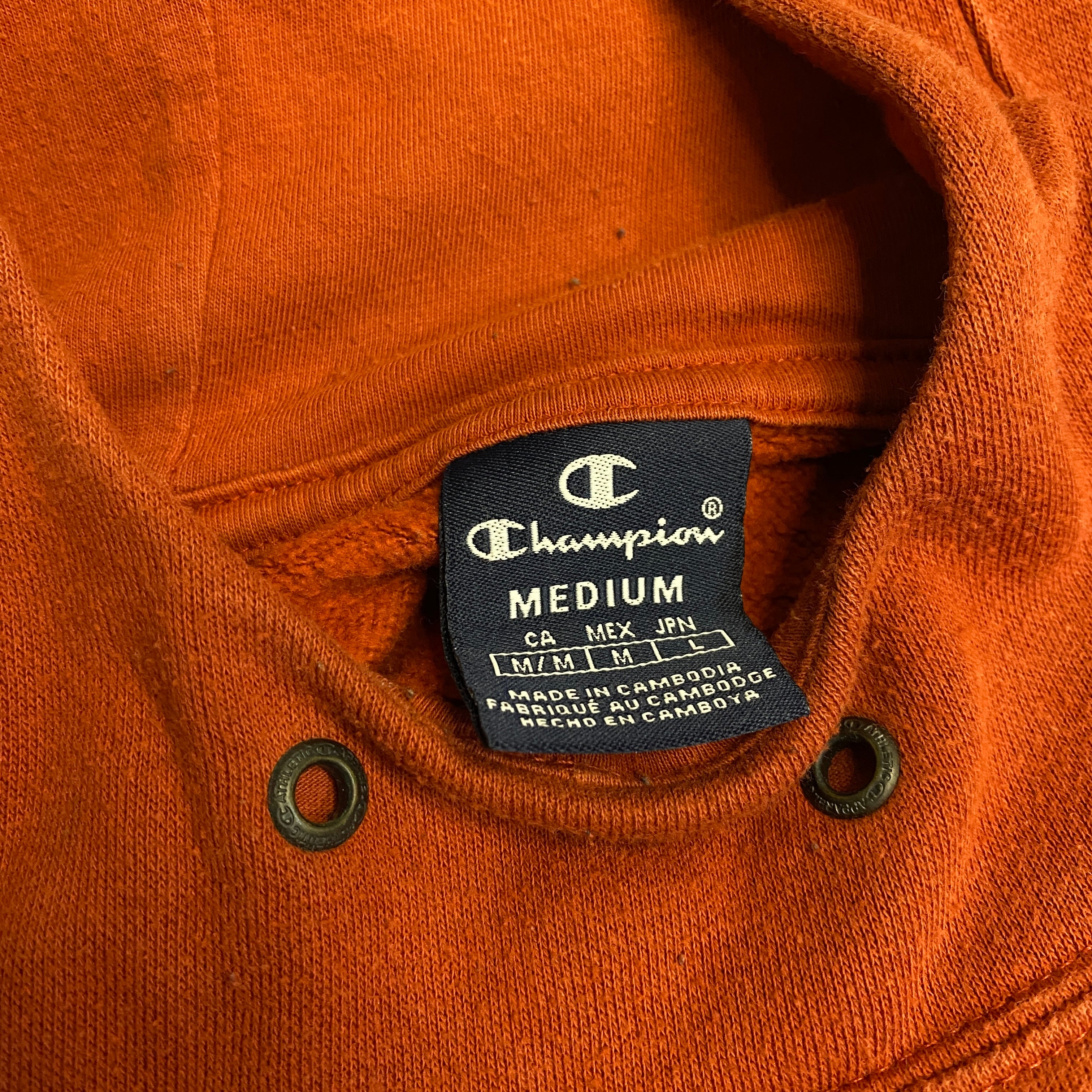 SUDADERA CHAMPION NARANJA