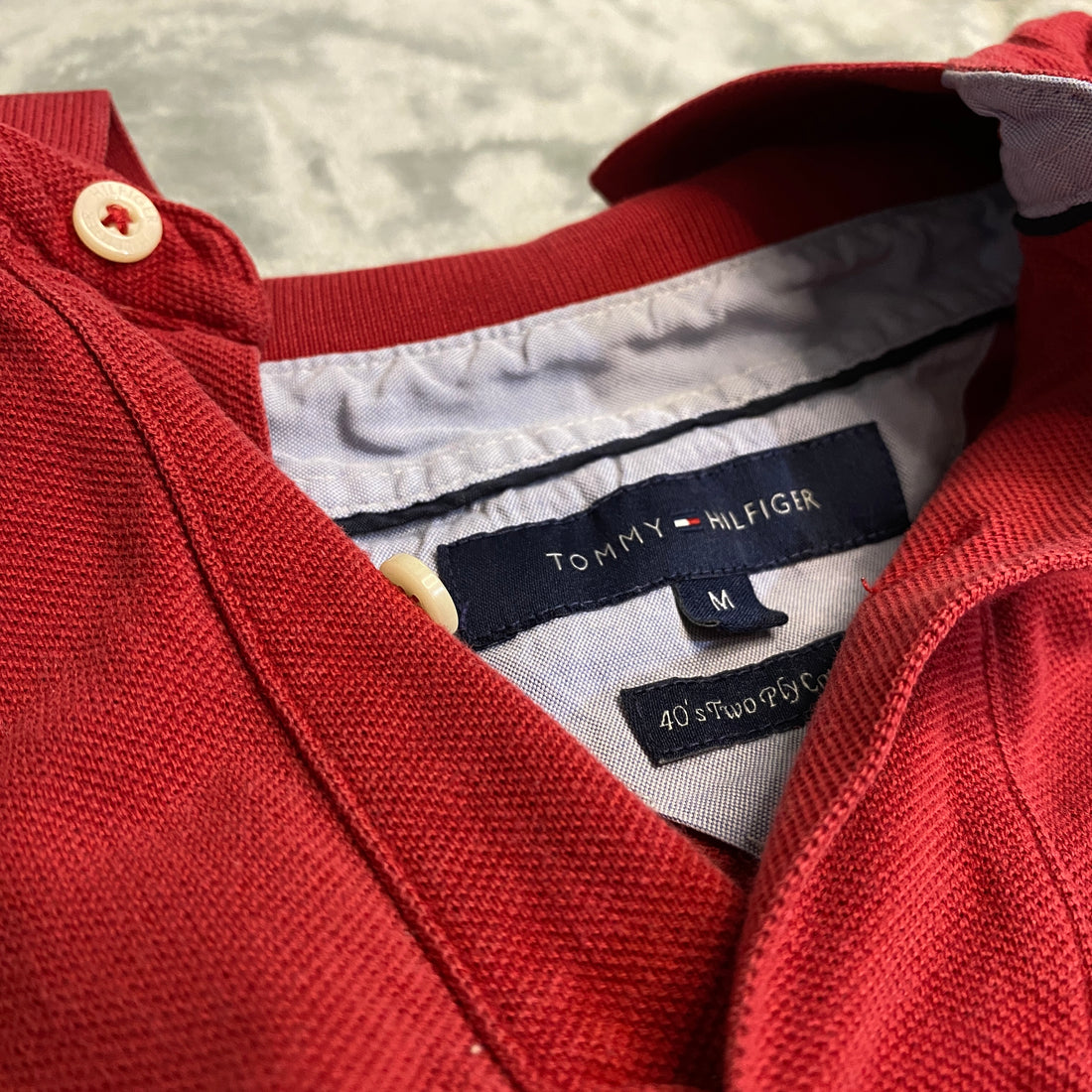 POLO TOMMY HILFIGER ROJO