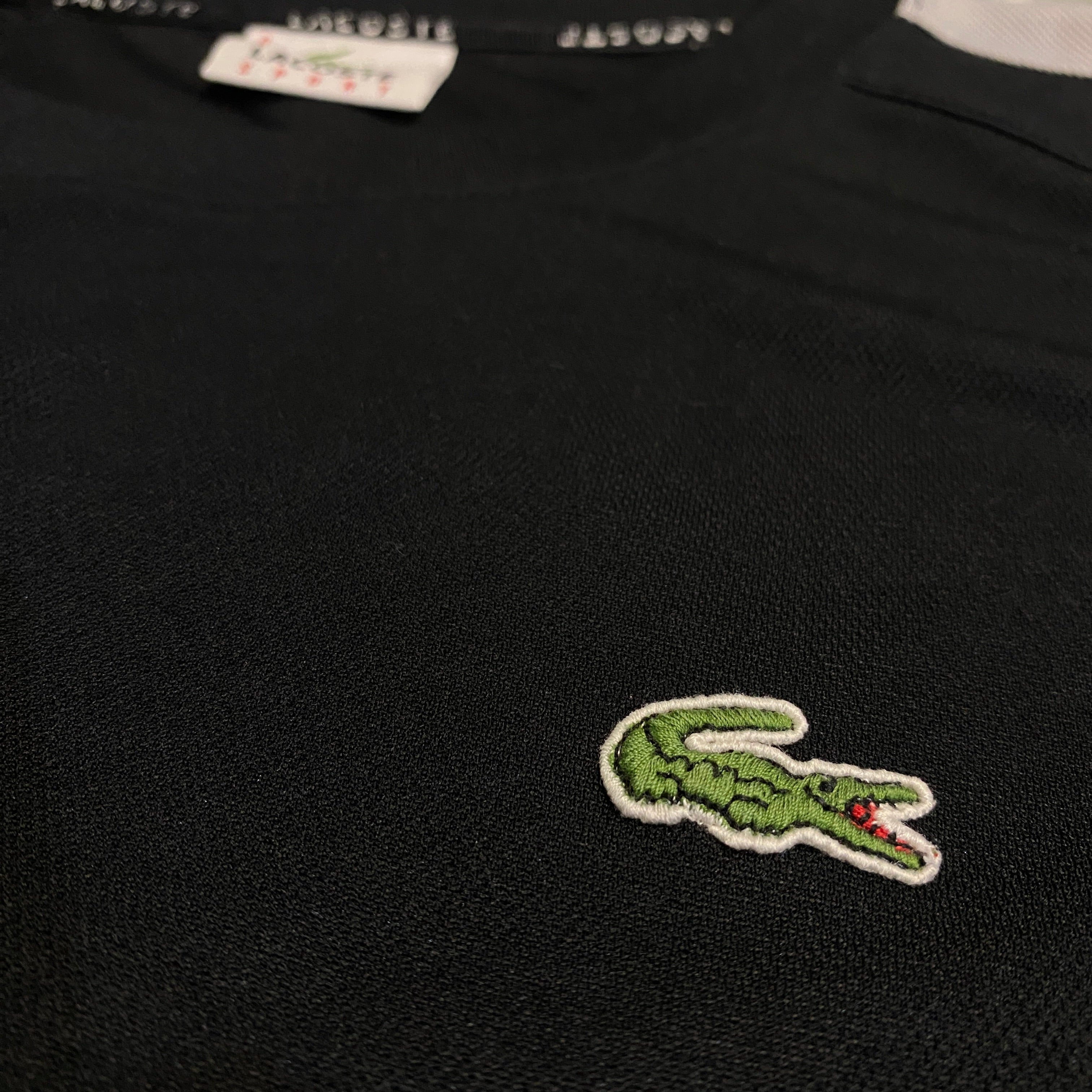 CAMISETA DEPORTIVA LACOSTE NEGRO TALLA L