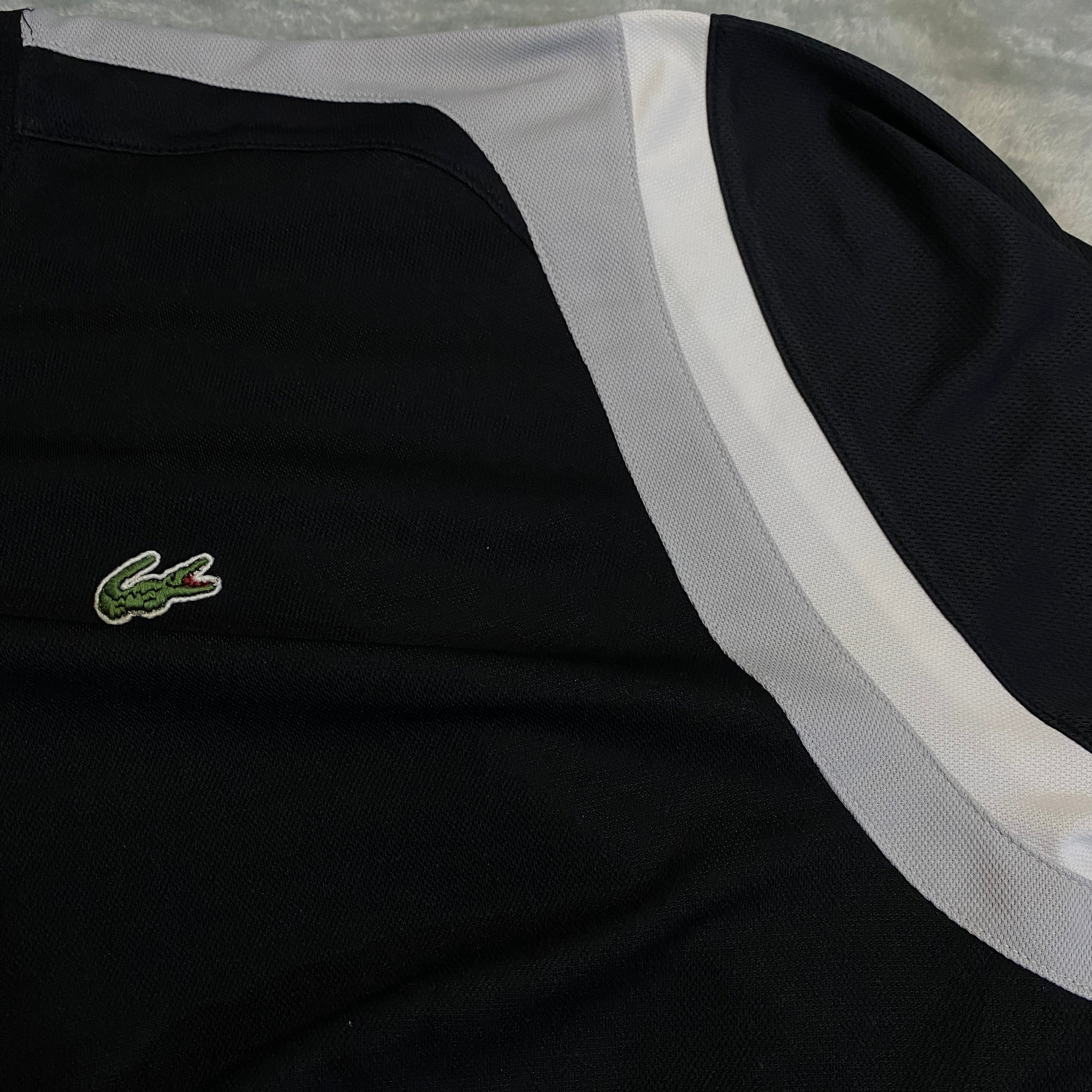 CAMISETA DEPORTIVA LACOSTE NEGRO TALLA L