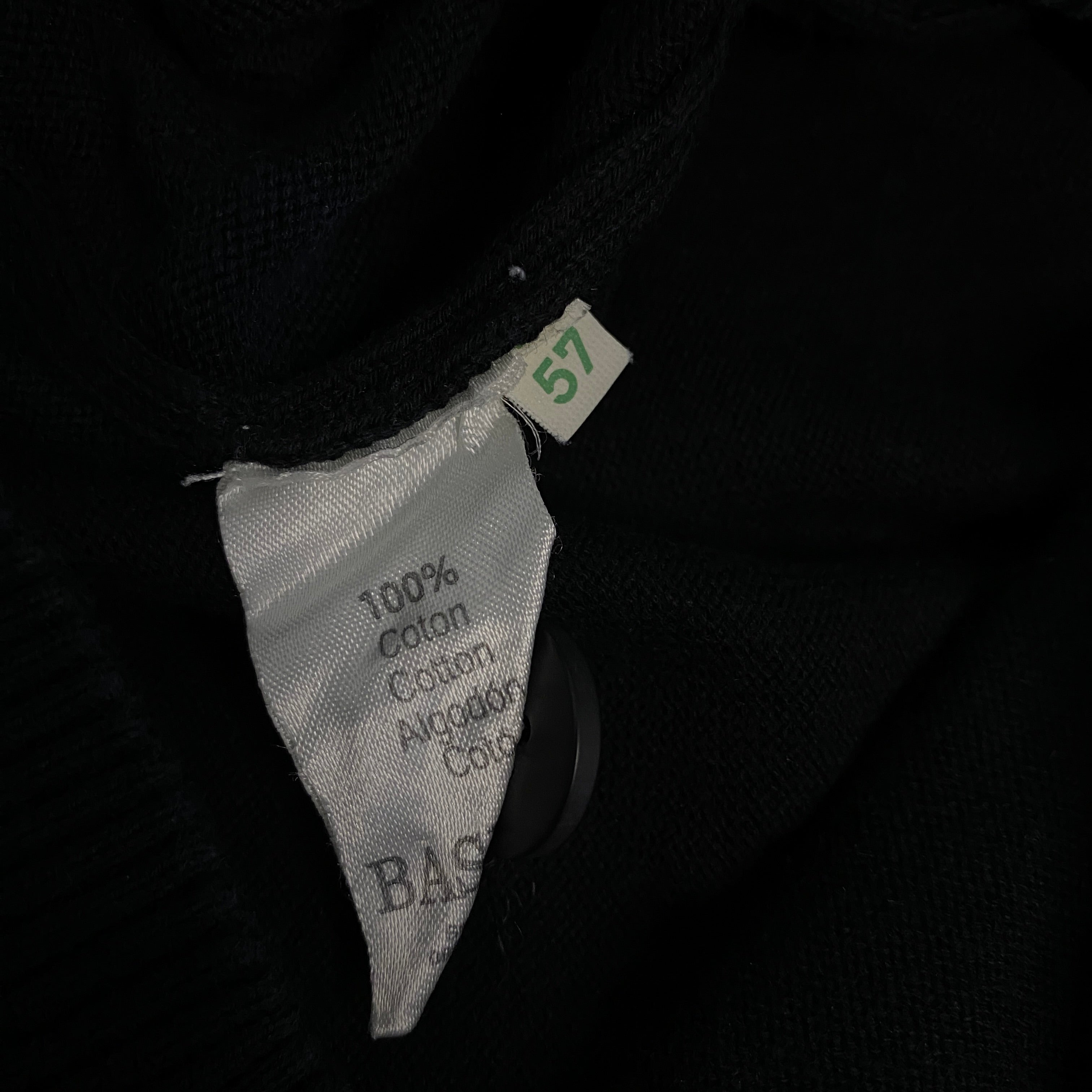 CARDIGAN LACOSTE NEGRO TALLA M