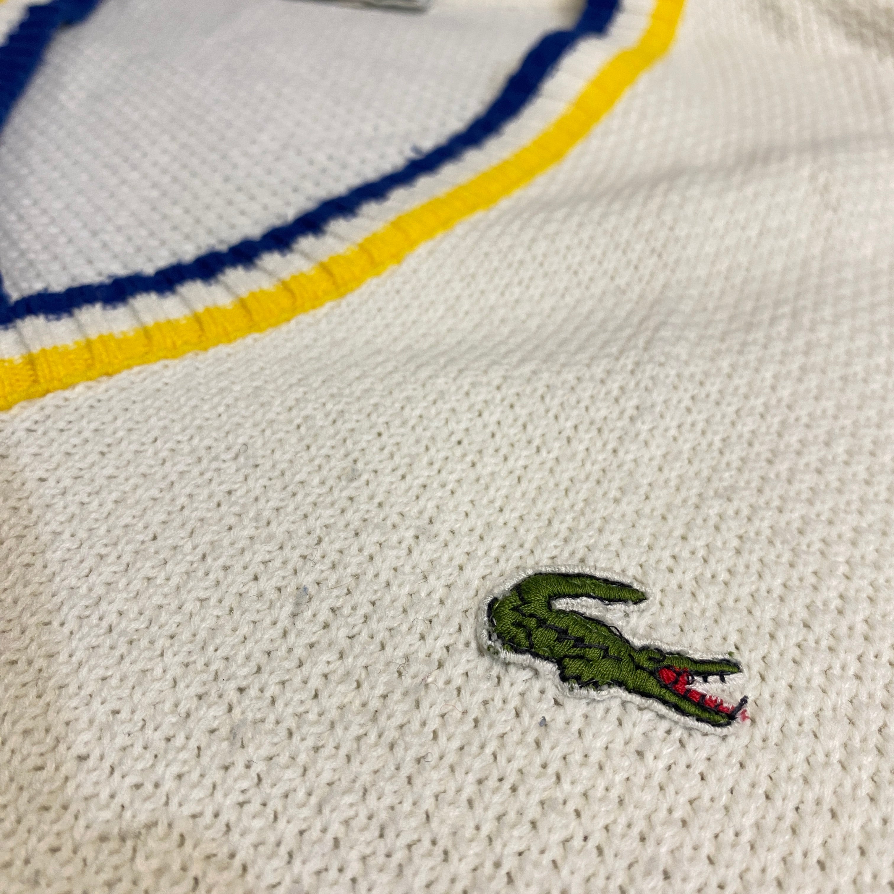 JERSEY LACOSTE BLANCO TALLA M