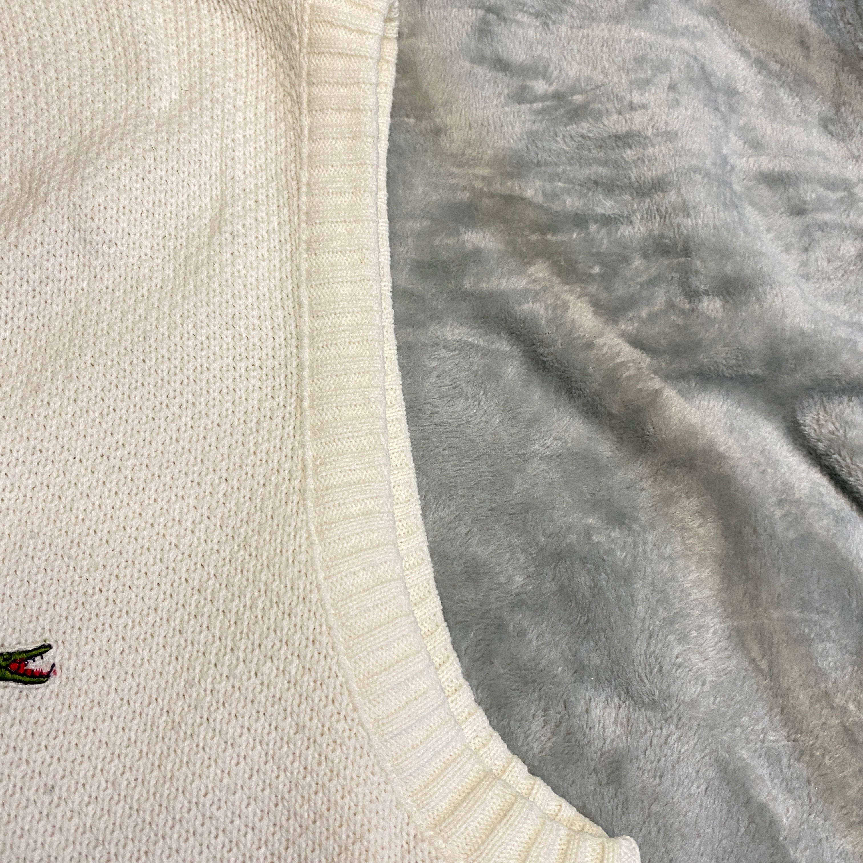 JERSEY LACOSTE BLANCO TALLA M