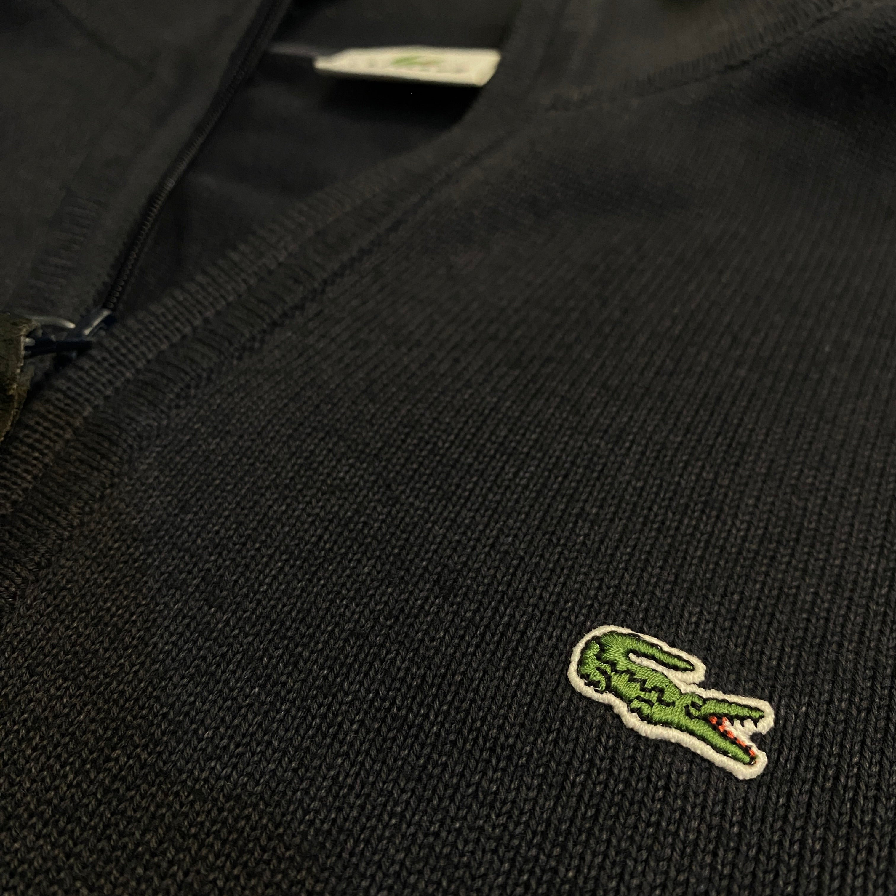 JERSEY LACOSTE NEGRO CLARO TALLA M