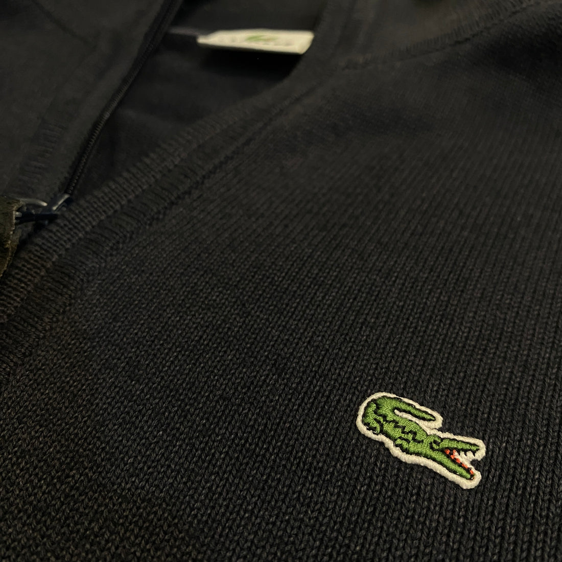 JERSEY LACOSTE NEGRO CLARO TALLA M