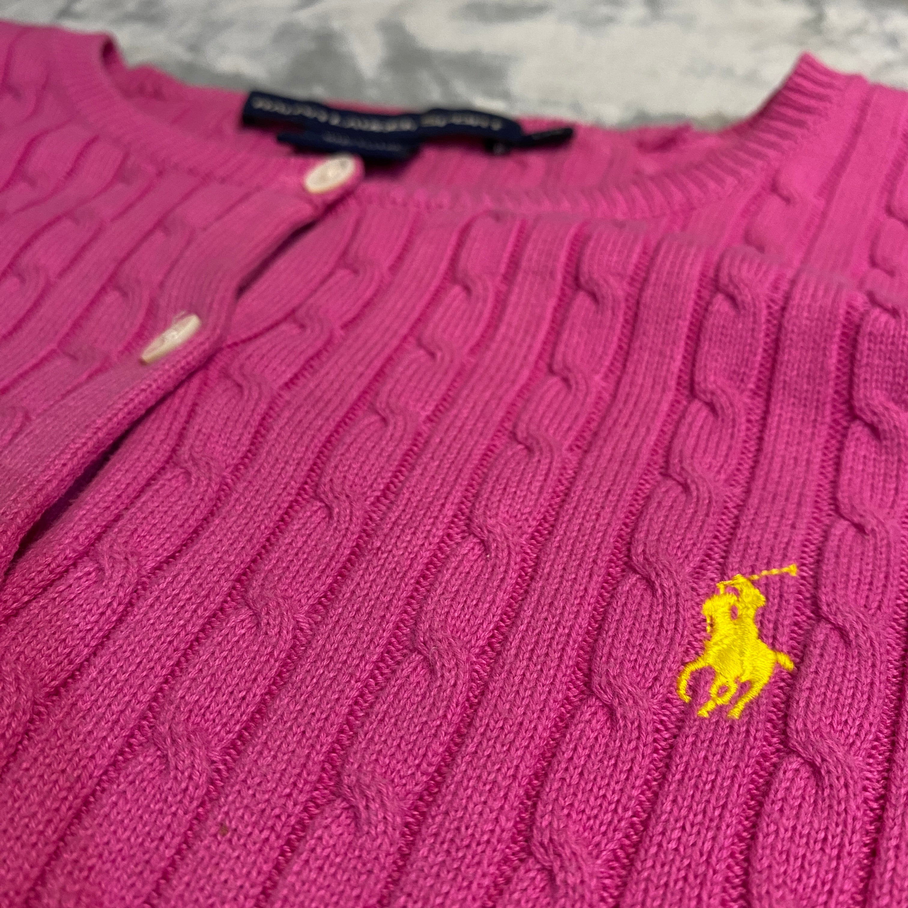 JERSEY RALPH LAUREN SPORT ROSA FUCSIA TALLA L