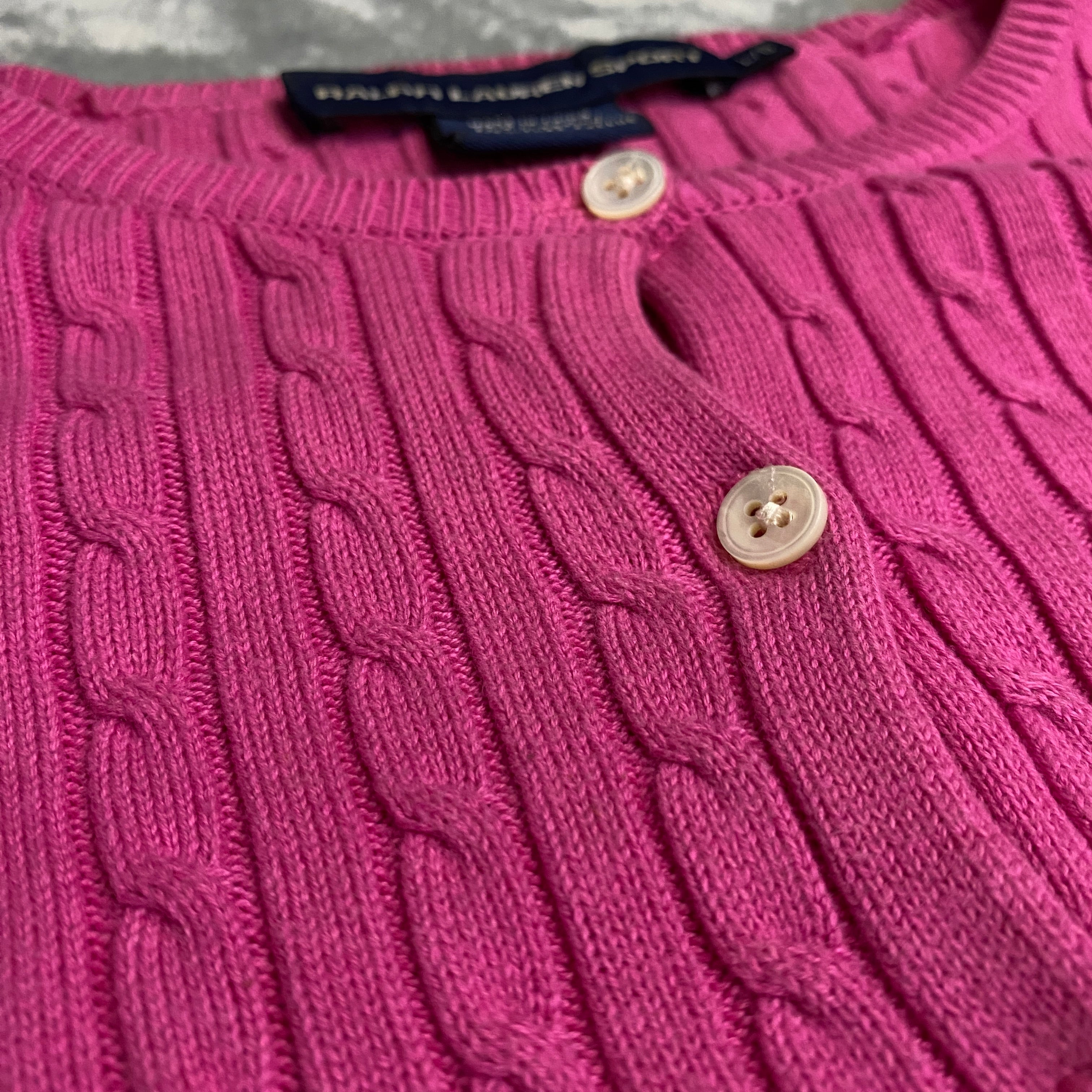 JERSEY RALPH LAUREN SPORT ROSA FUCSIA TALLA L