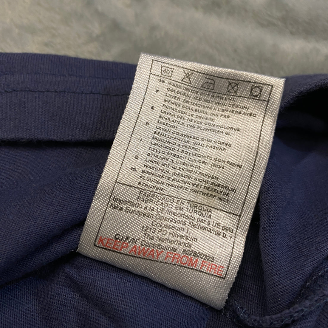 CAMISETA NIKE AZUL MARINO CLARO TALLA M