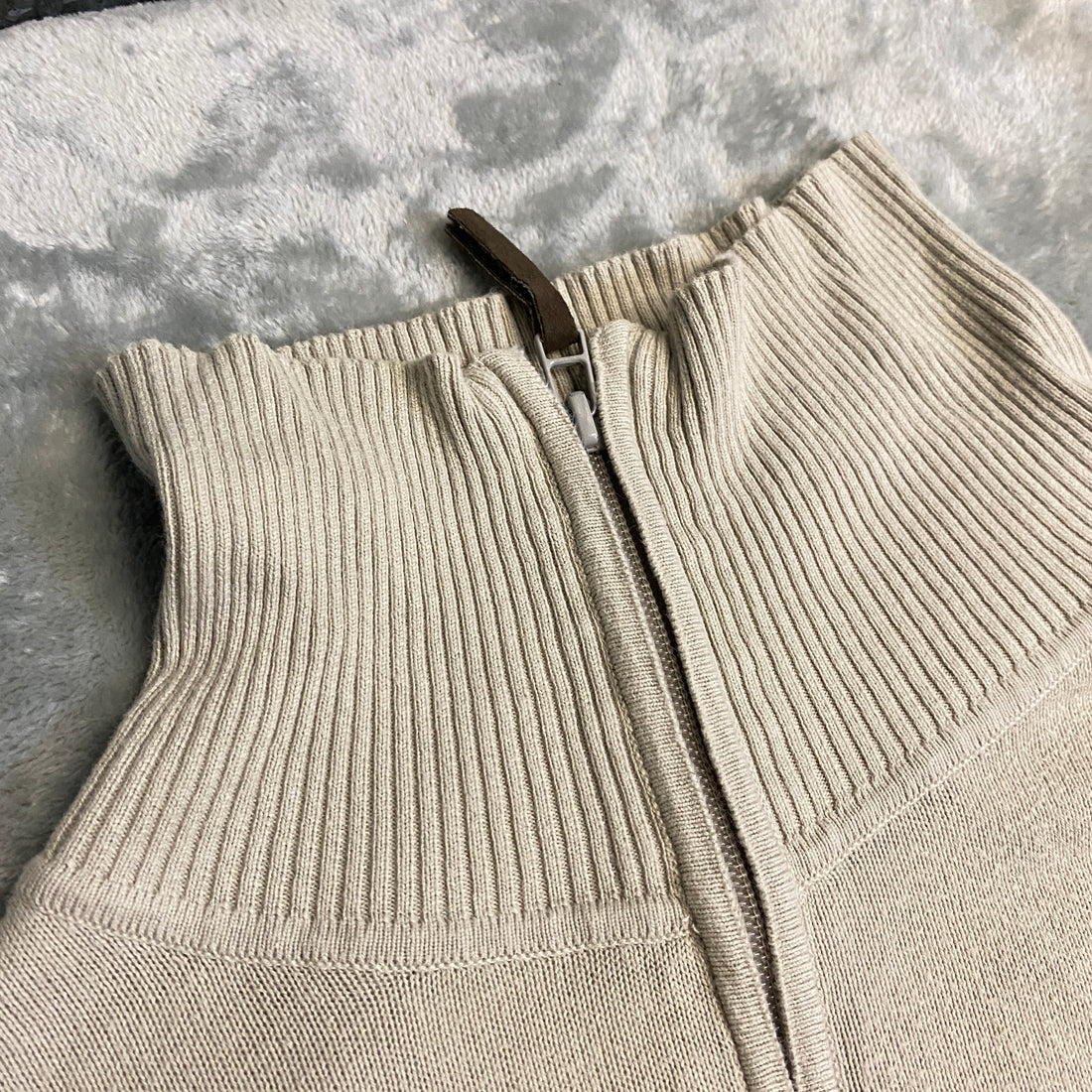 JERSEY LACOSTE BEIGE CLARO TALLA L