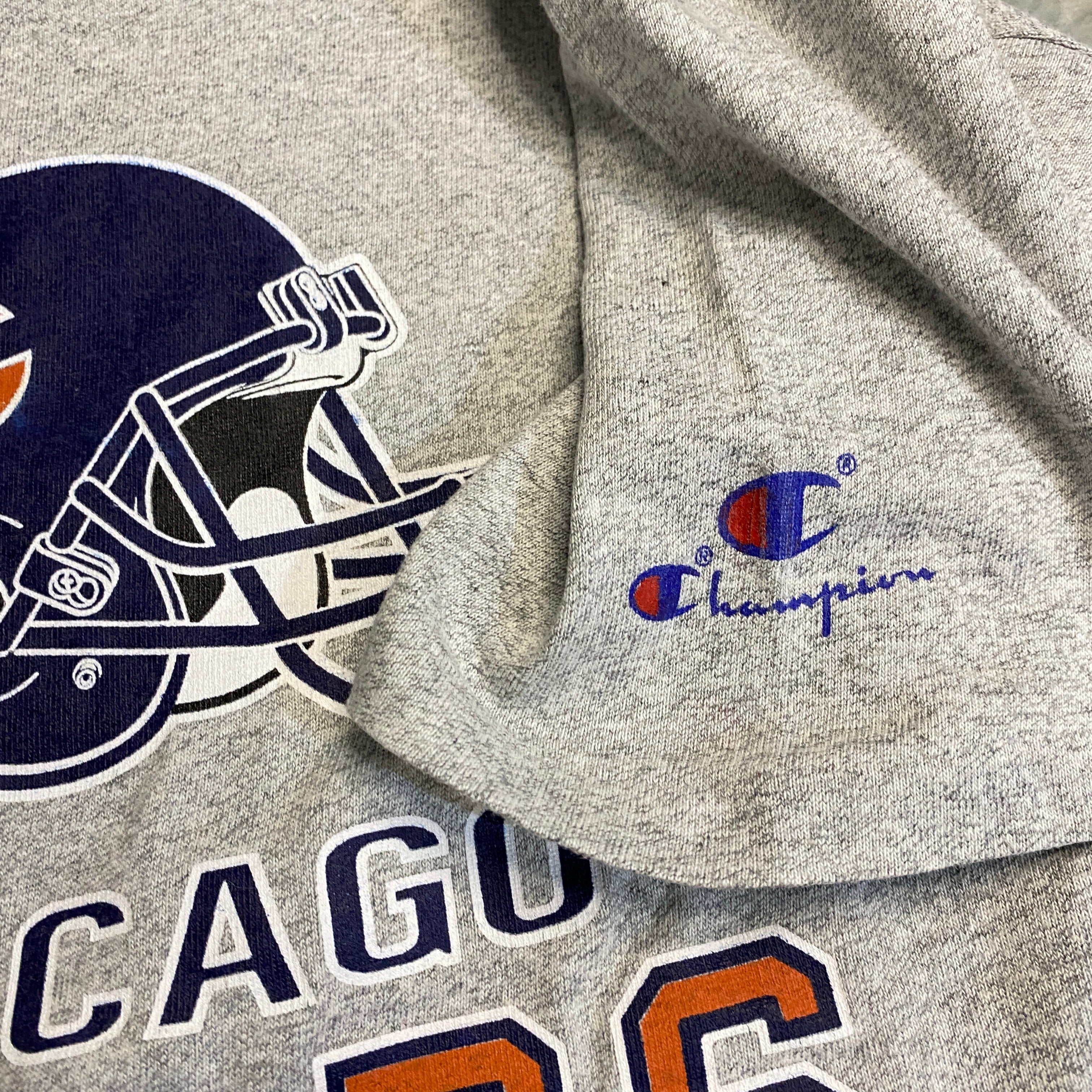 CAMISETA CHAMPION CHICAGO BEARS GRIS CLARO TALLA L