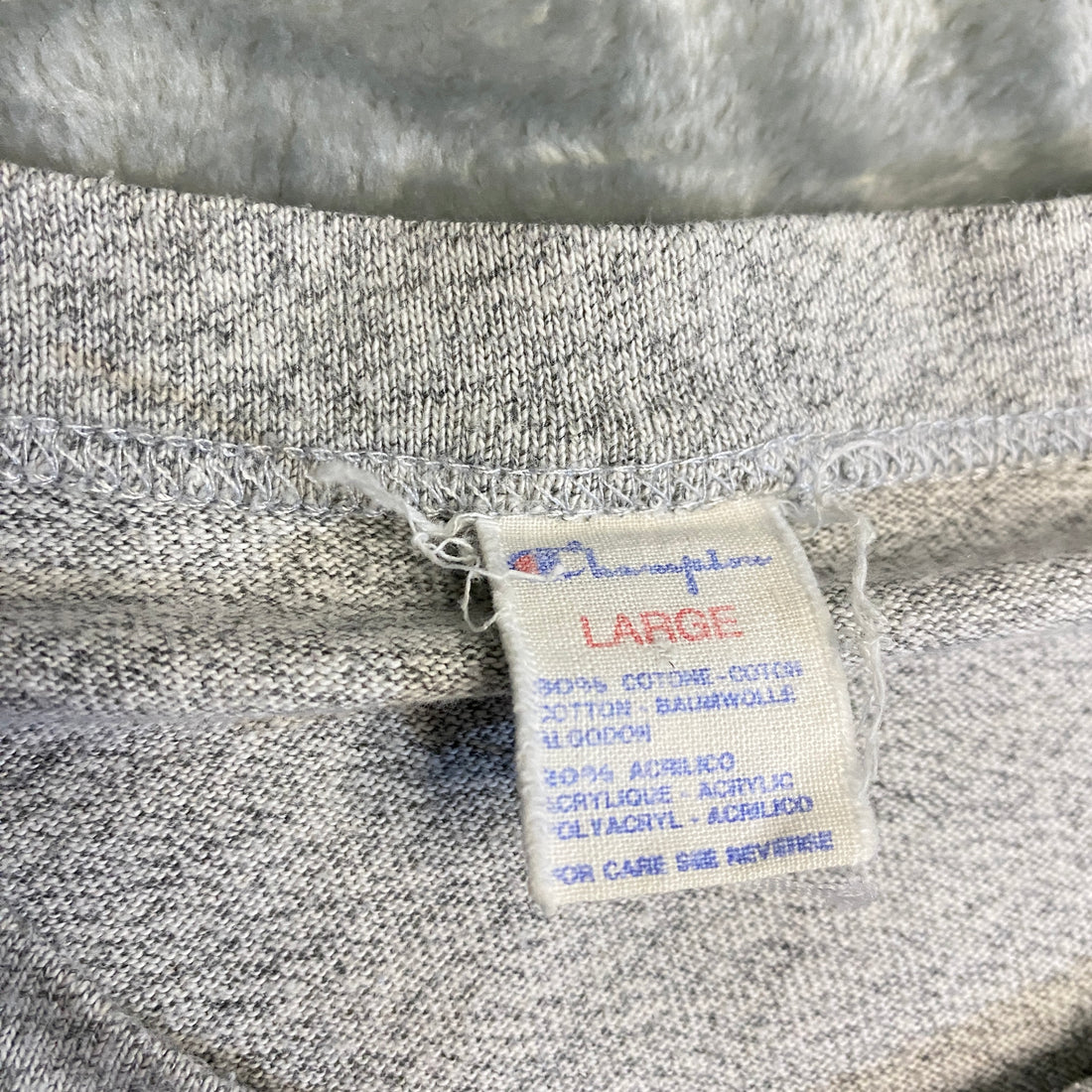 CAMISETA CHAMPION CHICAGO BEARS GRIS CLARO TALLA L