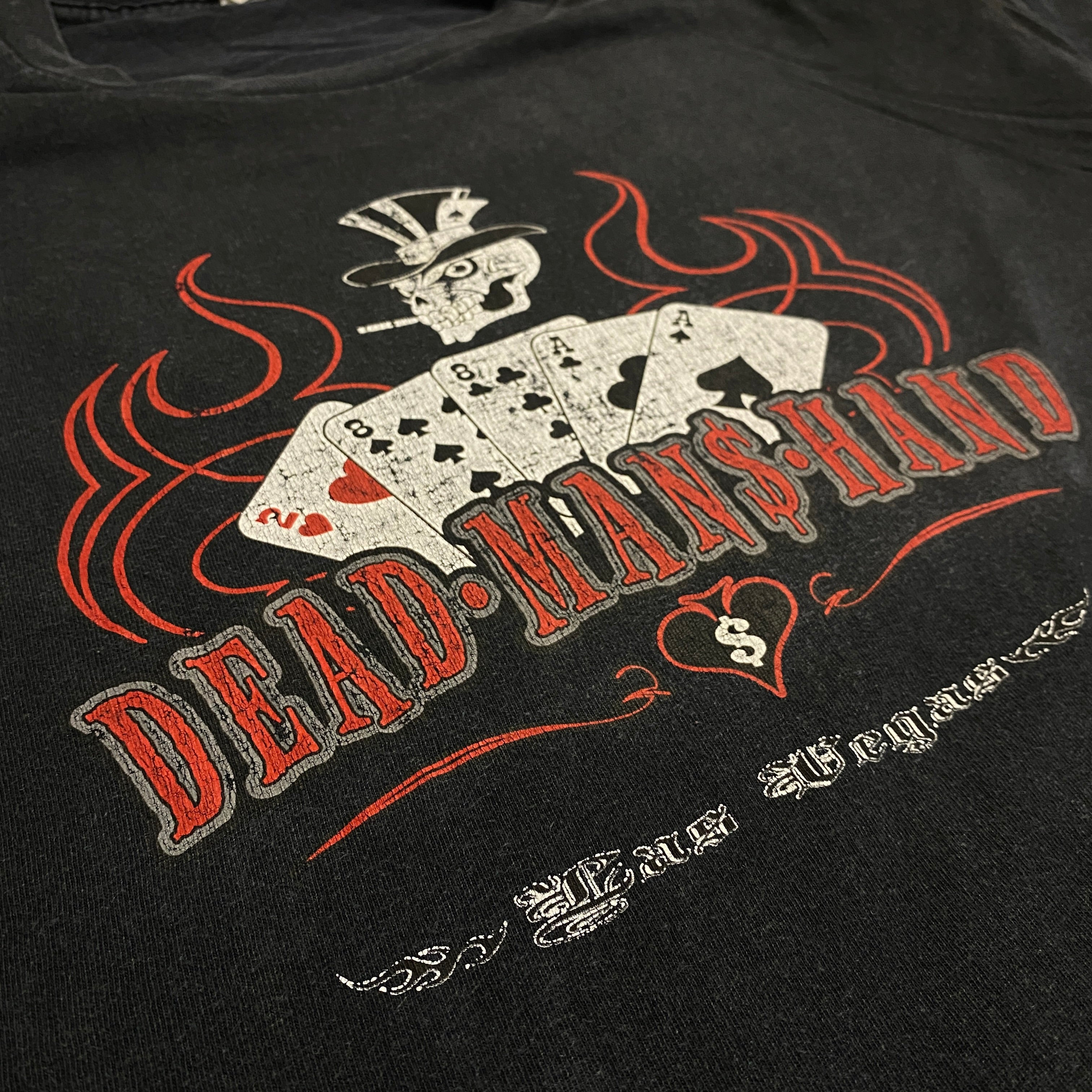 CAMISETA DEAD MAN'S HAND LAS VEGAS NEGRO TALLA XL