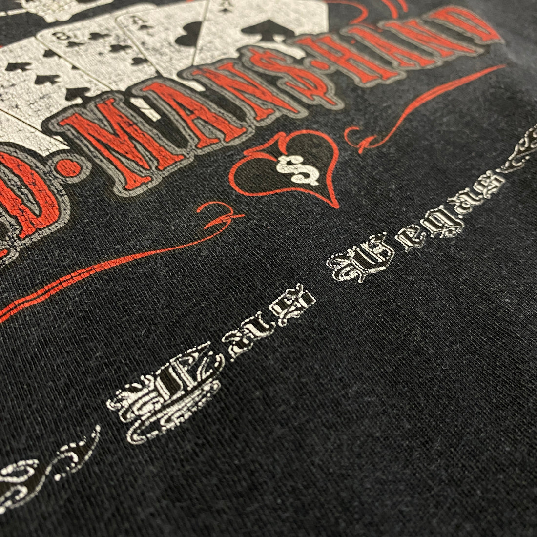 CAMISETA DEAD MAN'S HAND LAS VEGAS NEGRO TALLA XL