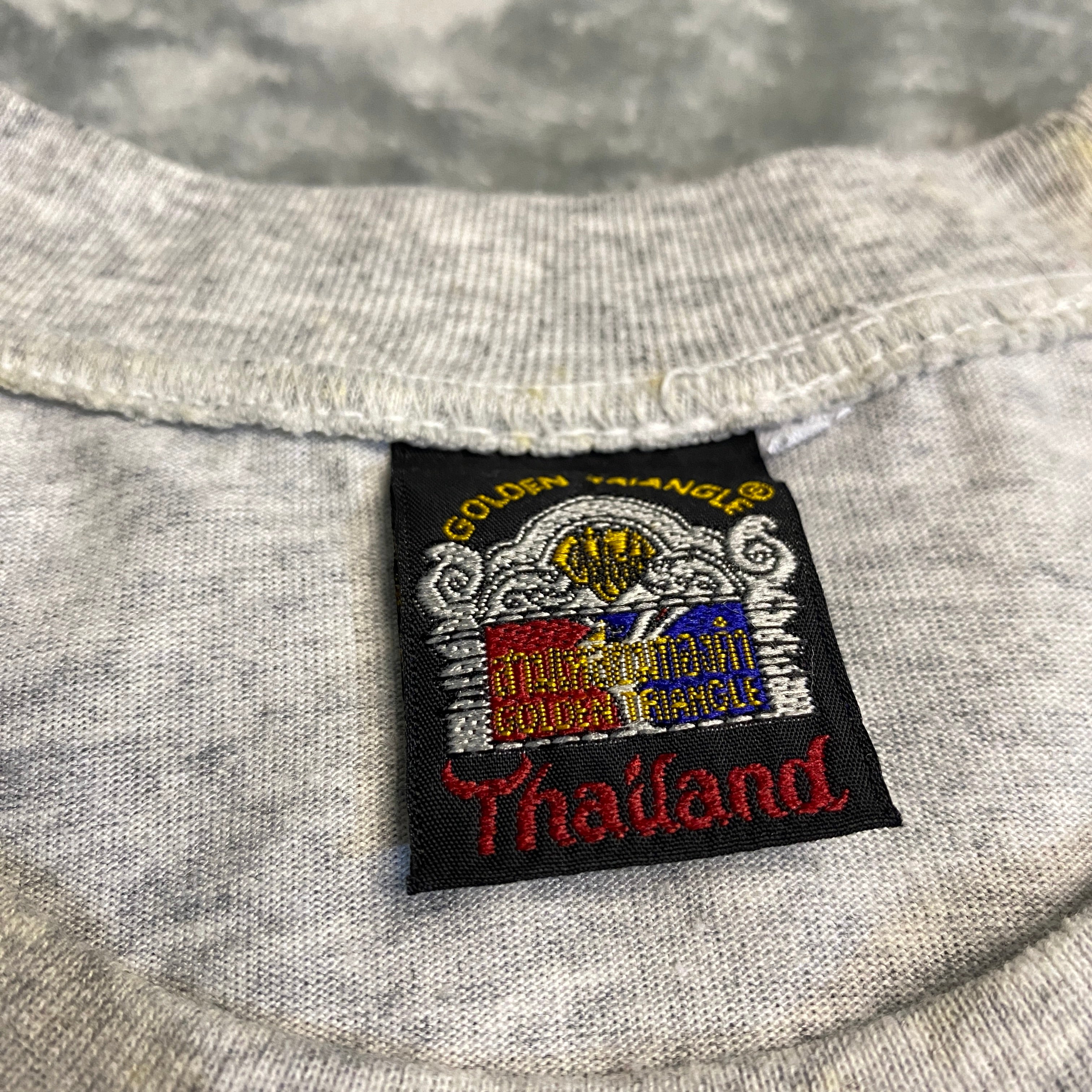 CAMISETA GOLDEN TRIANGLE BAMBOO BORDADO GRIS MELANGE TALLA L