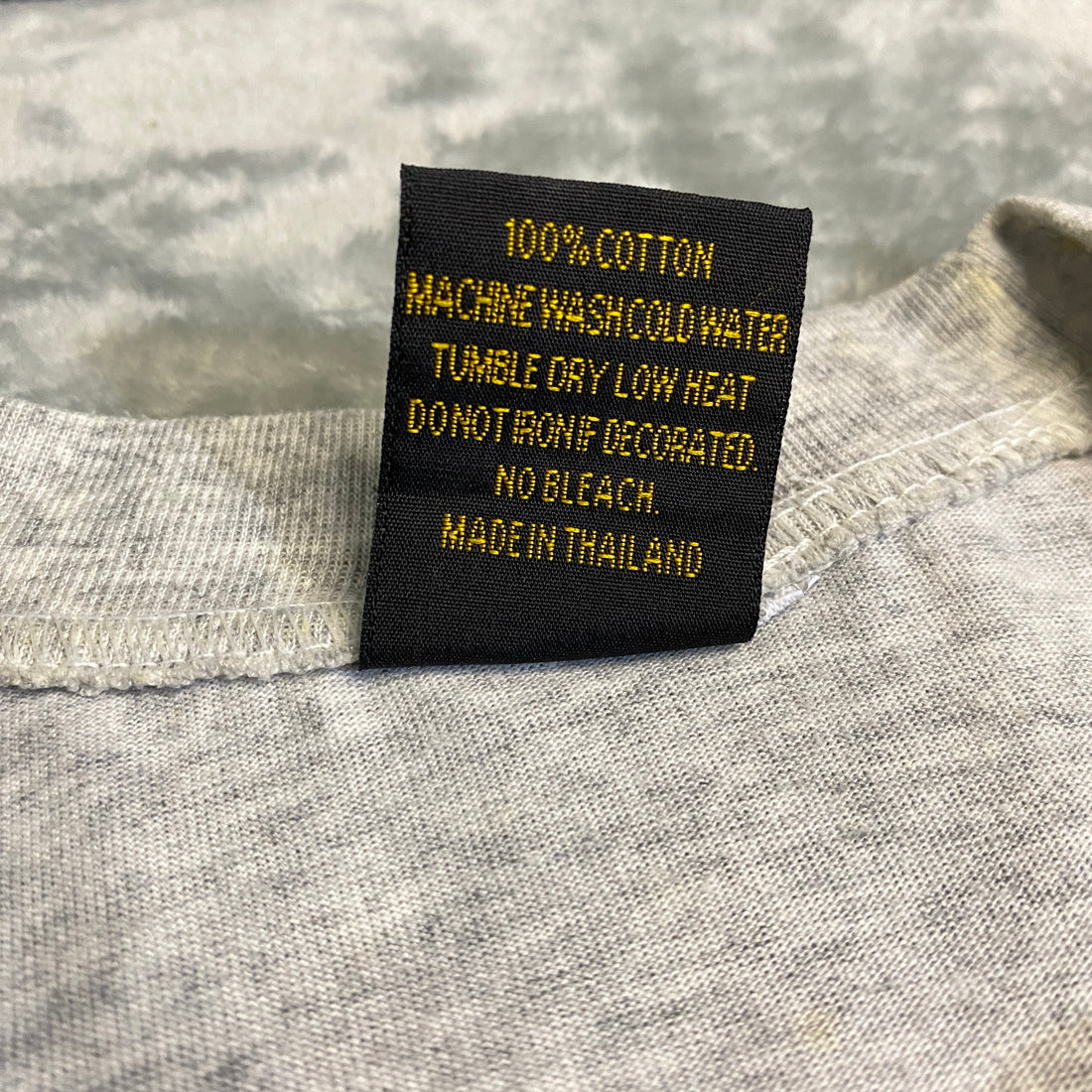 CAMISETA GOLDEN TRIANGLE BAMBOO BORDADO GRIS MELANGE TALLA L