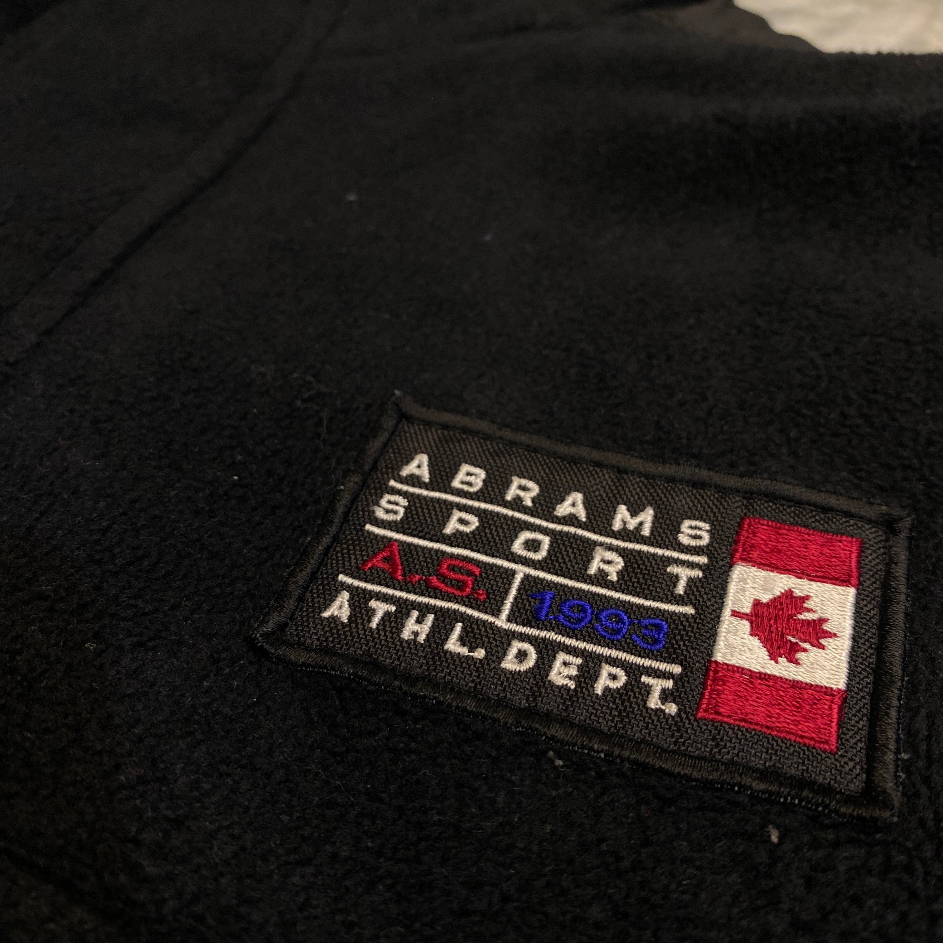 CHAMARRA ABRAMS SPORT FLEECE 1/4 ZIP NEGRO TALLA M