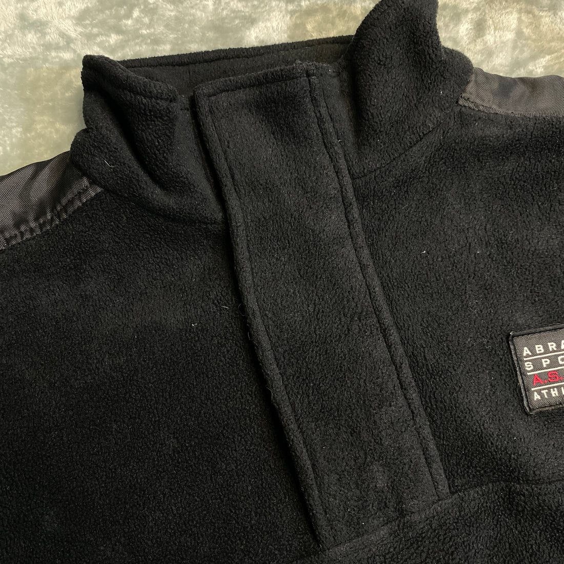 CHAMARRA ABRAMS SPORT FLEECE 1/4 ZIP NEGRO TALLA M