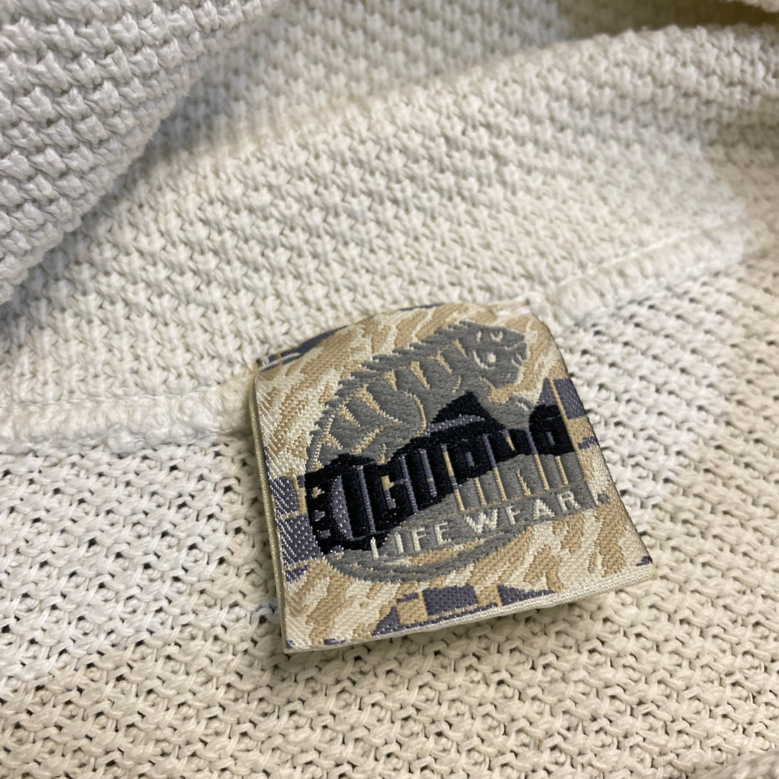 JERSEY JAGUAR LIFE WEAR MANDALA TURTLE NECK BEIGE TALLA L